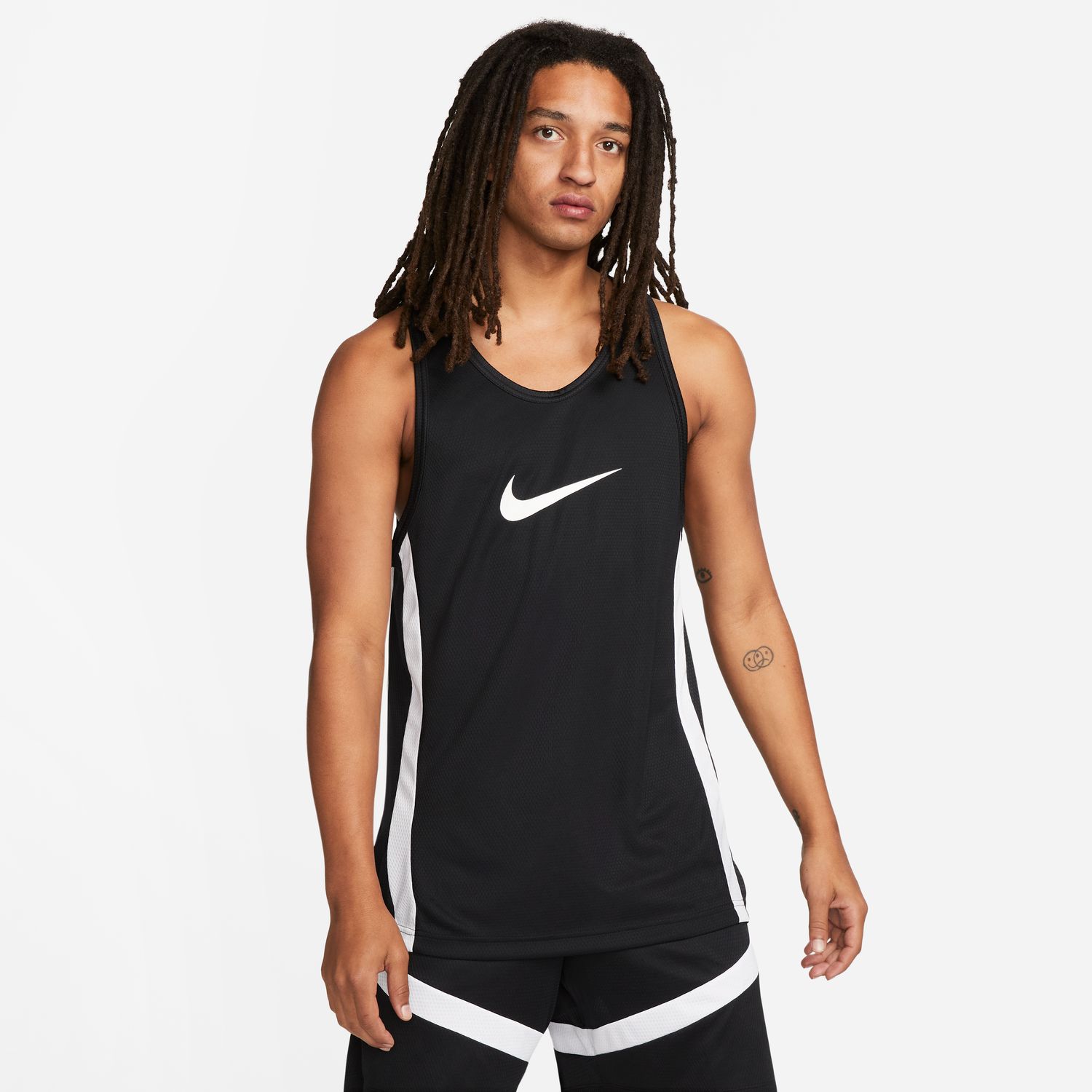 Nike Dri-FIT Icon Basketball Jersey Black - Pánské - Dres Nike - Černé - DV9967-010 - Velikost: XLTT