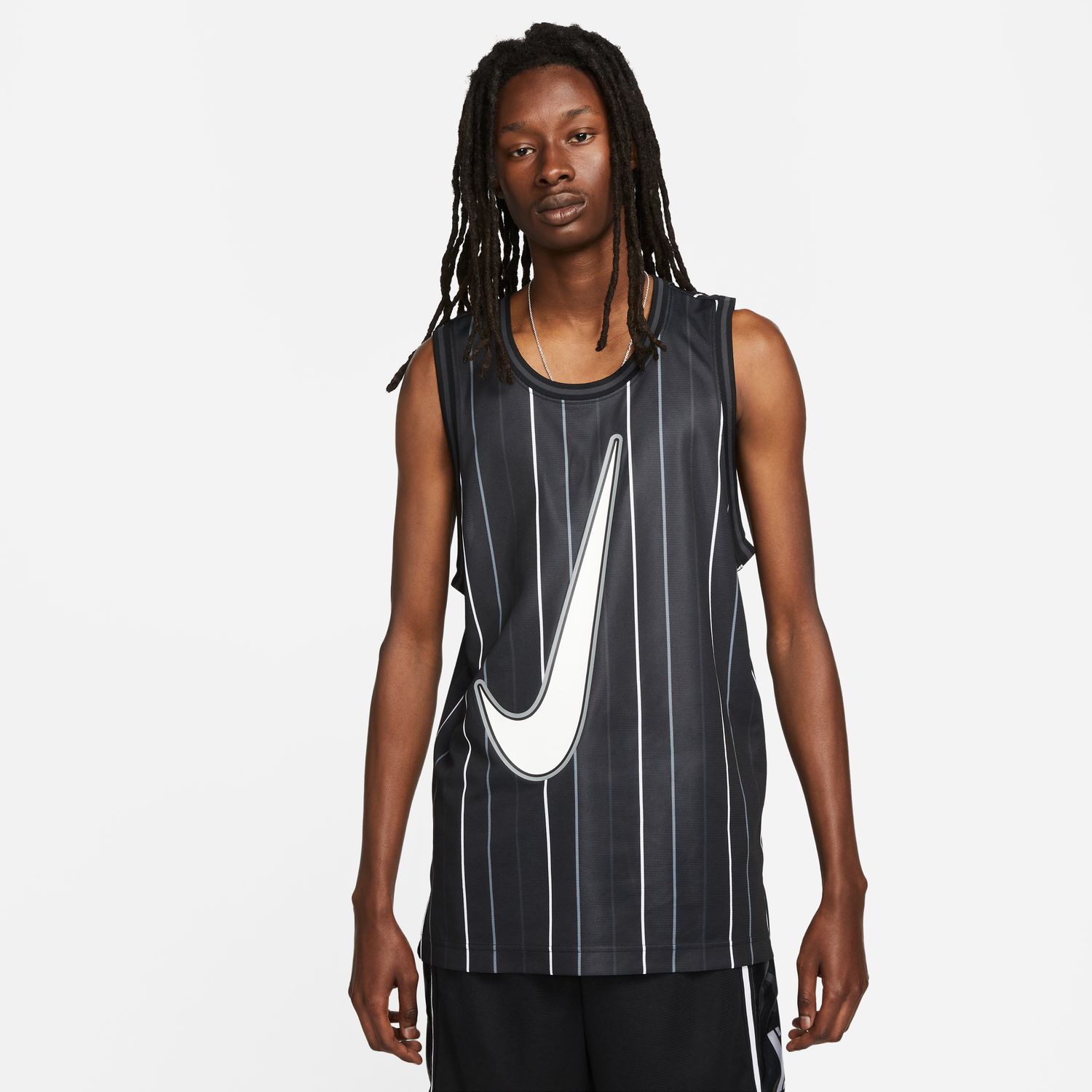 Nike Dri-FIT DNA Basketball Jersey - Pánské - Dres Nike - Černé - DX0435-010 - Velikost: