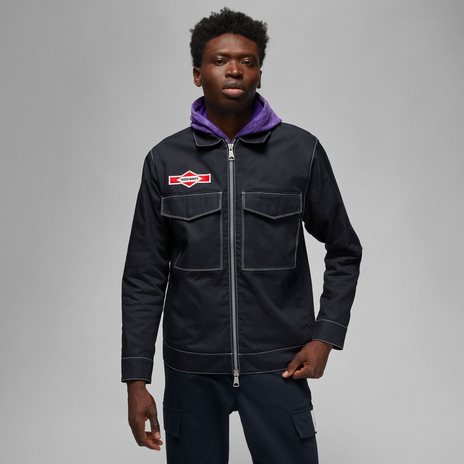 Jordan "Why Not?" Jacket Black - Pánské - Bunda Jordan - Černé - DX0598-010 - Velikost: 2XL