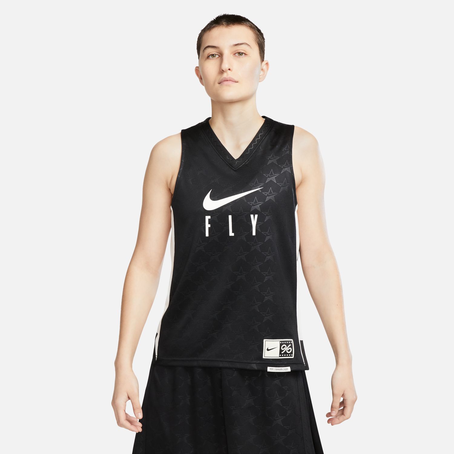 Nike Standard Issue Wmns Basketball Jersey Black - Dámské - Dres Nike - Černé - DX3952-010 - Velikost: XL