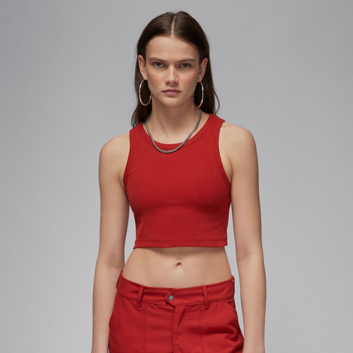 Jordan Wmns Tank Dune Red - Dámské - Triko Jordan - Červené - DX4700-615 - Velikost: XL