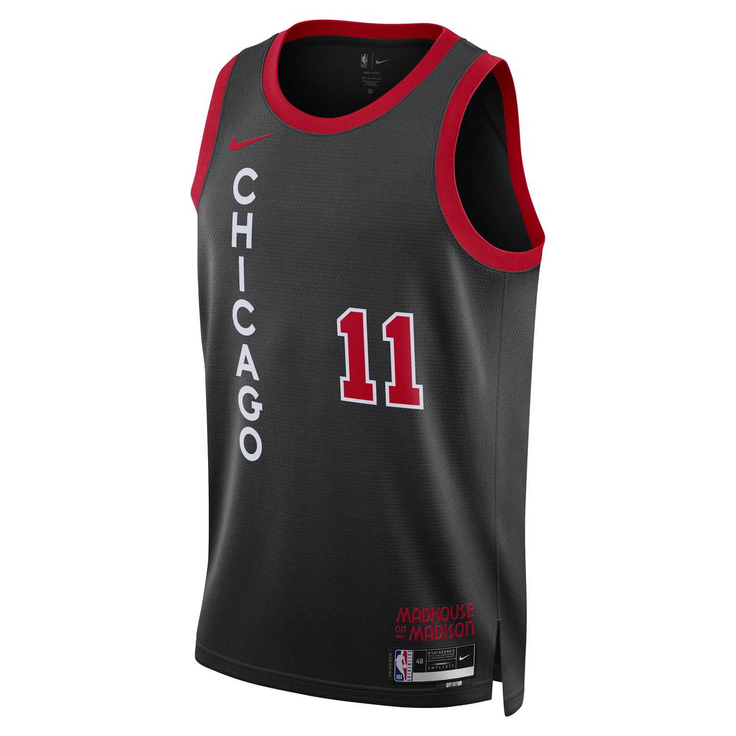 Nike Dri-FIT NBA Chicago Bulls Demar Derozan City Edition 23/24 Swingman Jersey - Pánské - Dres Nike - Černé - DX8497-011 - Velikost: XL