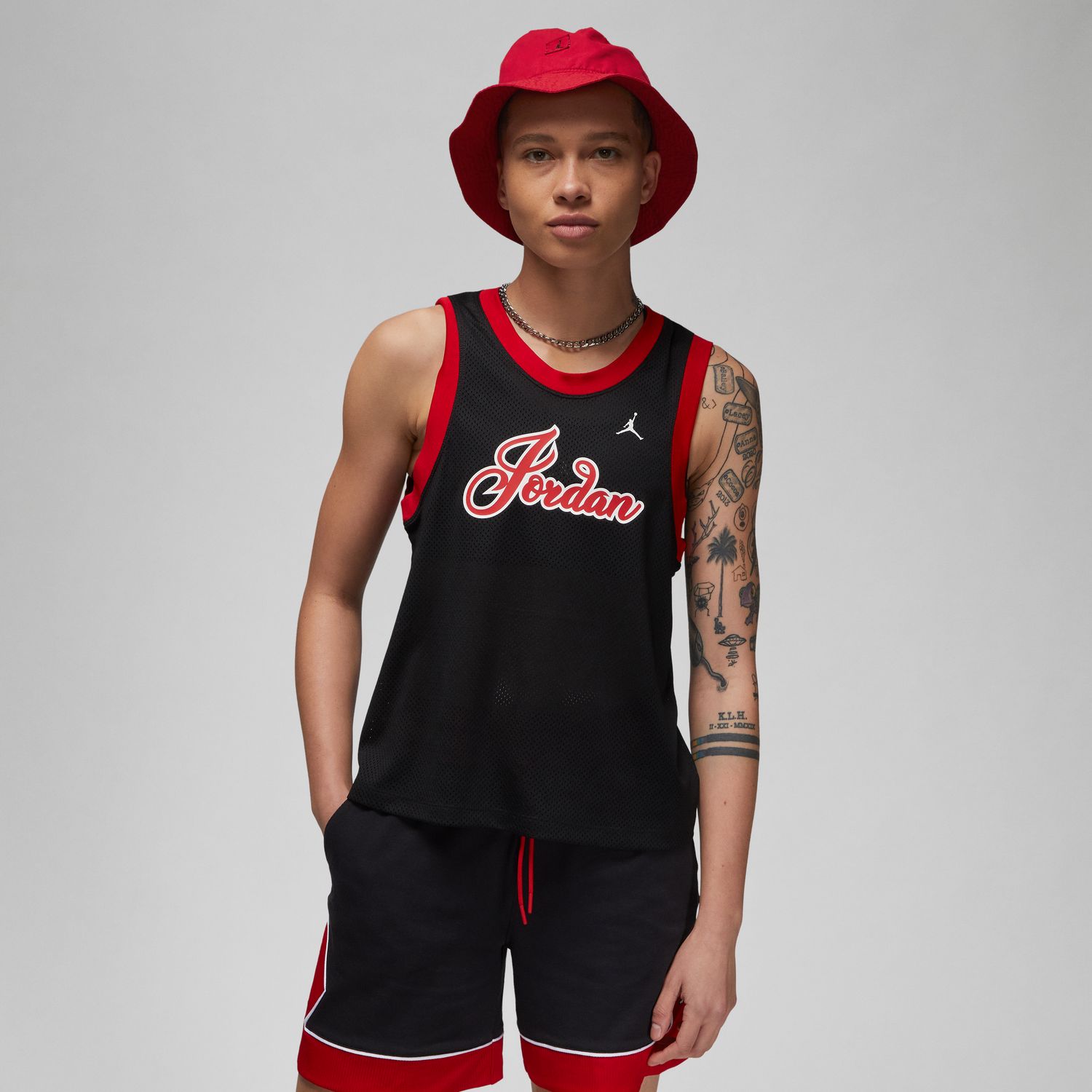 Jordan Jersey 23 Wmns Tank Black - Dámské - Dres Jordan - Černé - DZ3369-010 - Velikost: XS