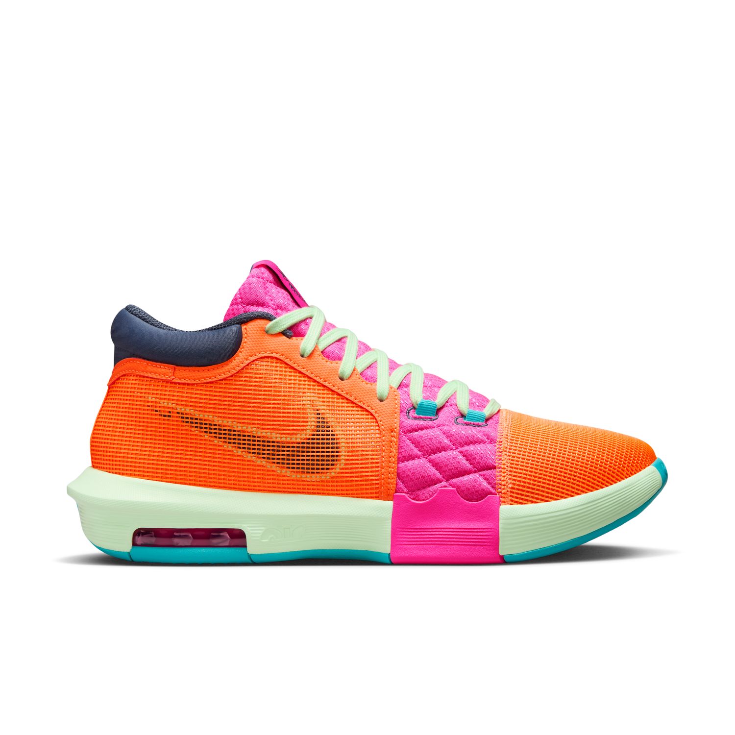 Nike LeBron Witness 8 "Orange Teal" - Pánské - Tenisky Nike - Oranžové - FB2239-800 - Velikost: 44