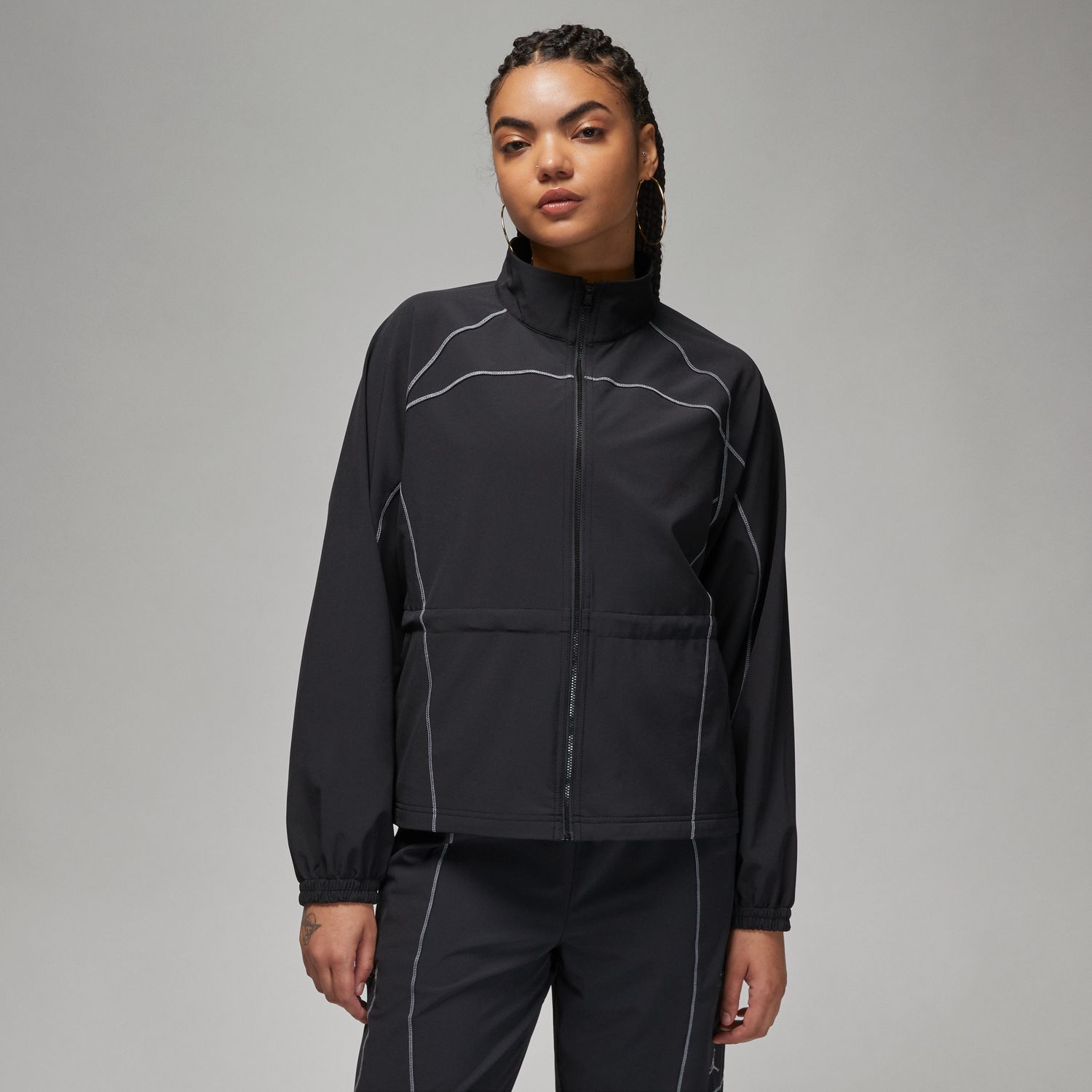 Jordan Sport Wmns Jacket Black - Dámské - Bunda Jordan - Černé - FB4615-010 - Velikost: L