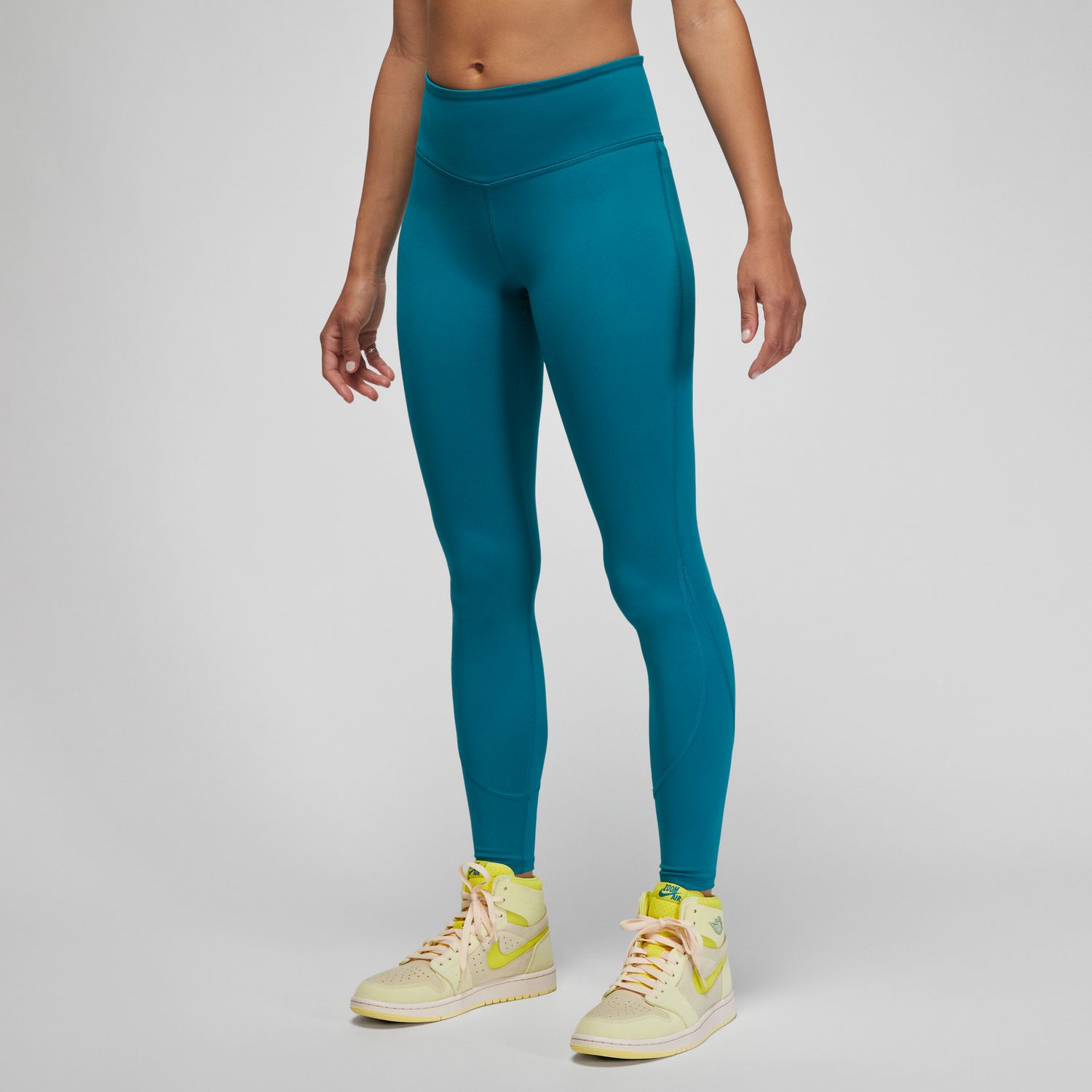Jordan Sport Wmns Leggings Sky J Teal - Dámské - Legíny Jordan - Modré - FB4620-318 - Velikost: XS