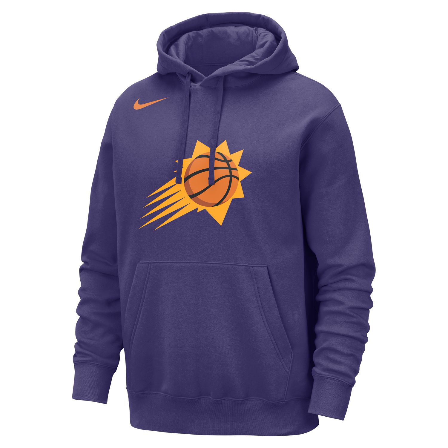 Nike NBA Phoenix Suns Club Pullover Hoodie New Orchid - Pánské - Mikina Nike - Fialové - FB4771-566 - Velikost: XS