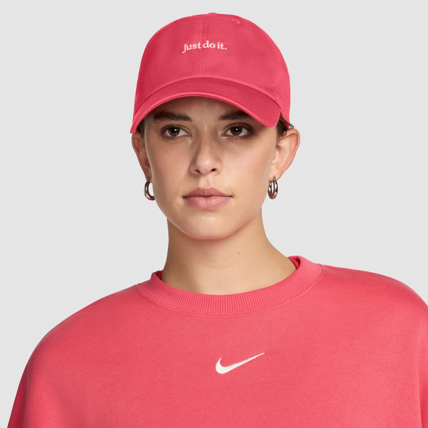 Nike Club Unstructured JDI Cap Aster Pink - Unisex - Kšiltovka Nike - Růžové - FB5370-629 - Velikost: L/XL
