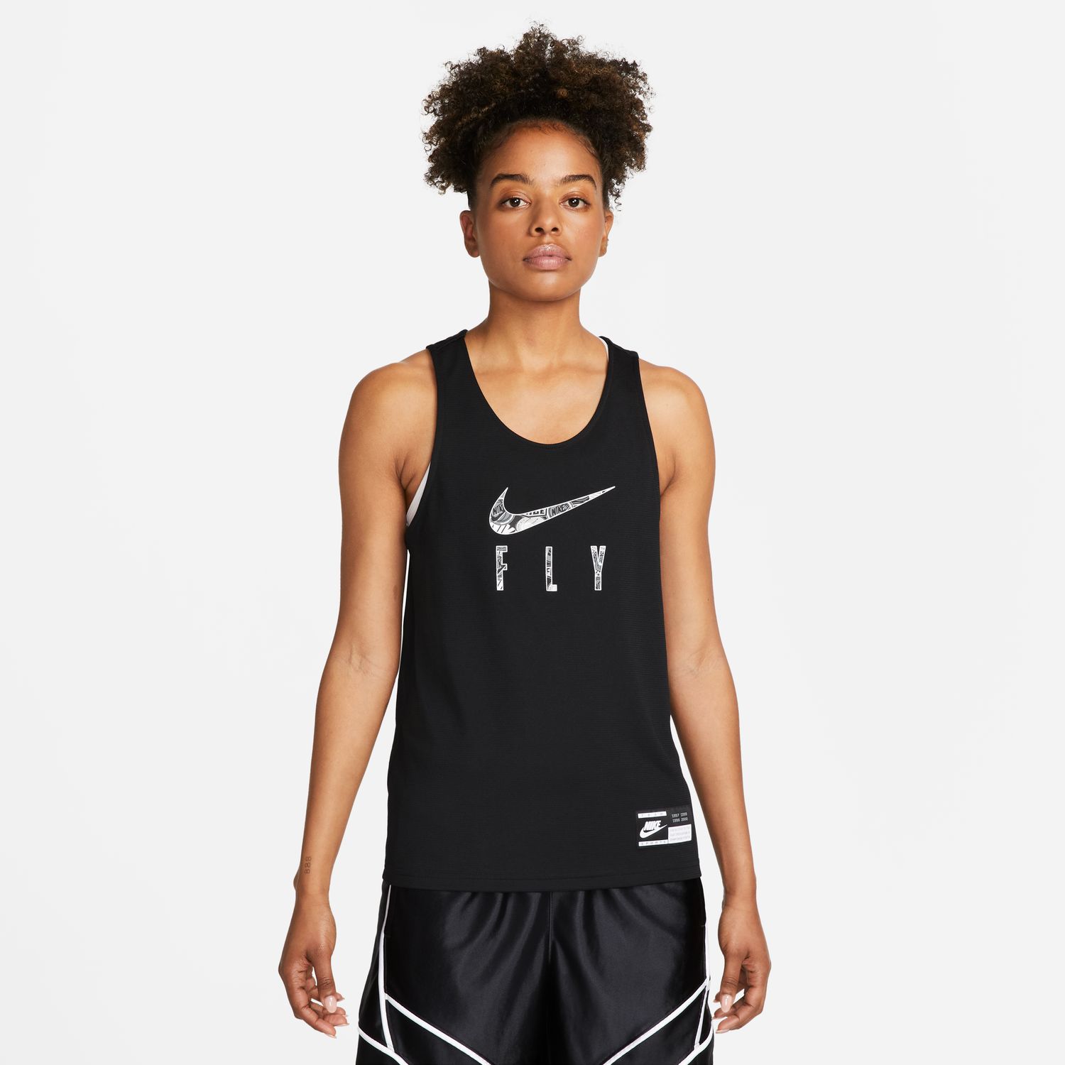 Nike Dri-FIT Wmns Basketball Jersey Black - Dámské - Dres Nike - Černé - FB7986-010 - Velikost: XL