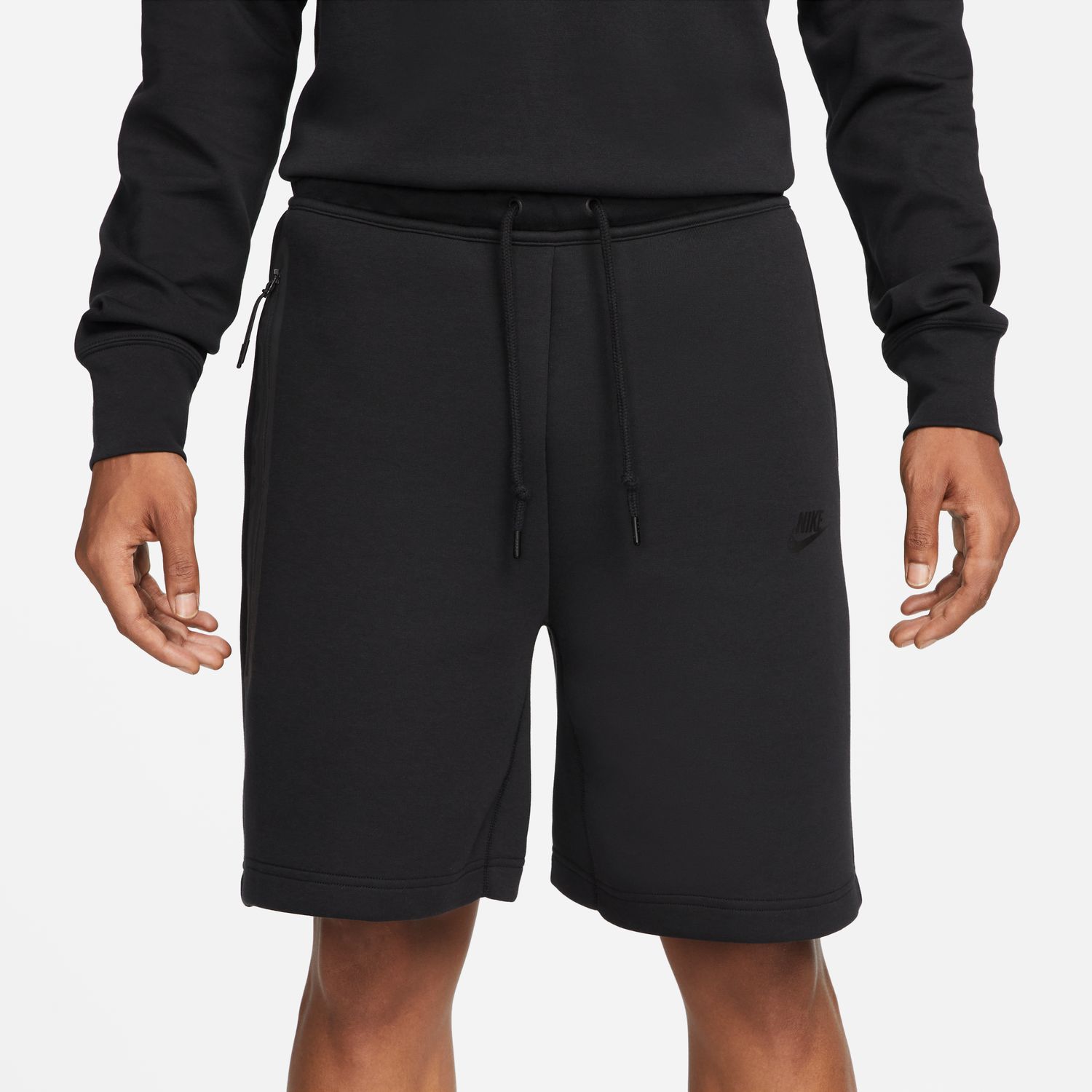 Nike Sportswear Tech Fleece Shorts Black - Pánské - Kraťasy Nike - Černé - FB8171-010 - Velikost: XL