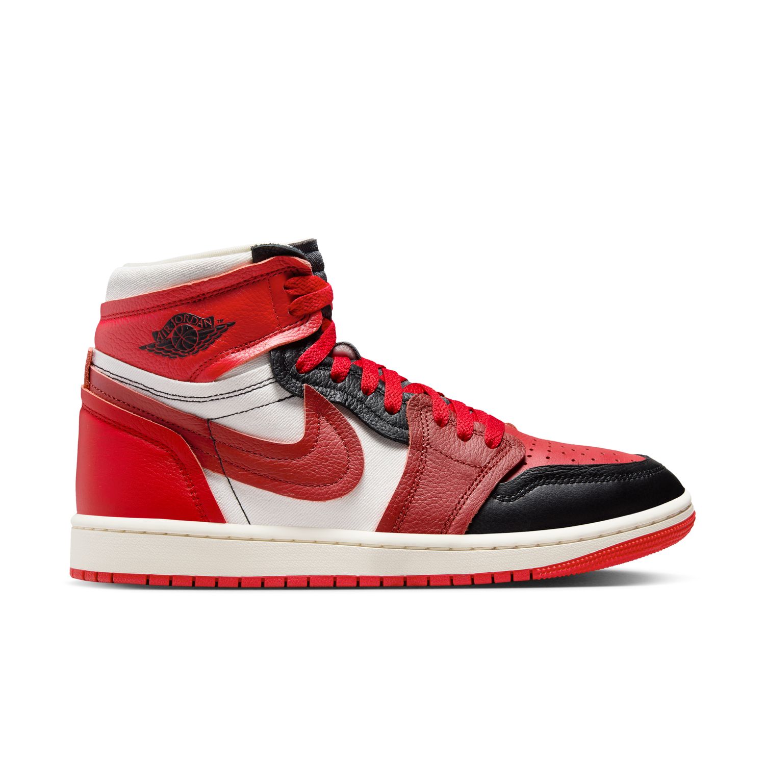 Air Jordan 1 High Method Of Make "Sport Red" Wmns - Dámské - Tenisky Jordan - Červené - FB9891-600 - Velikost: 41