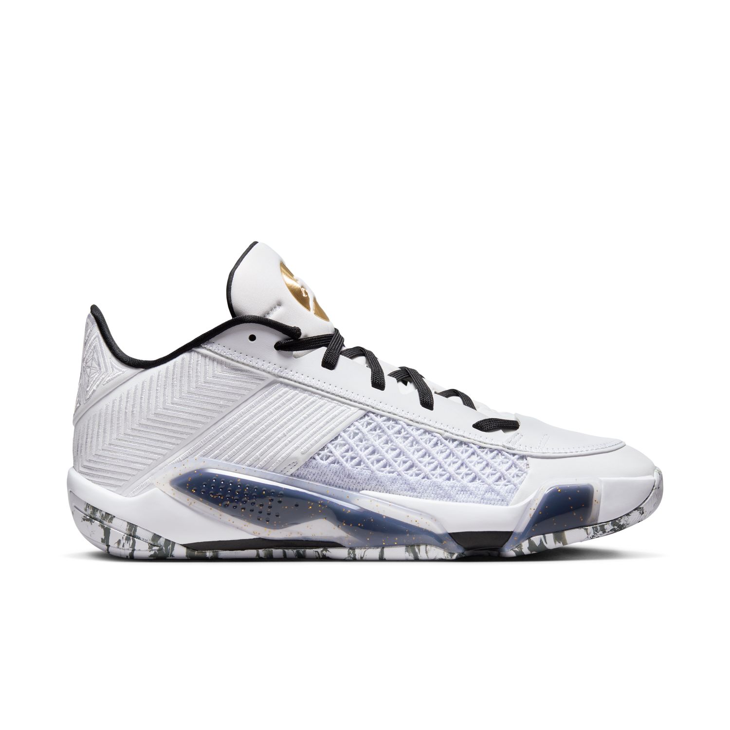 Air Jordan 38 Low "White Metallic Gold" - Pánské - Tenisky Jordan - Bílé - FD2326-107 - Velikost: 40.5