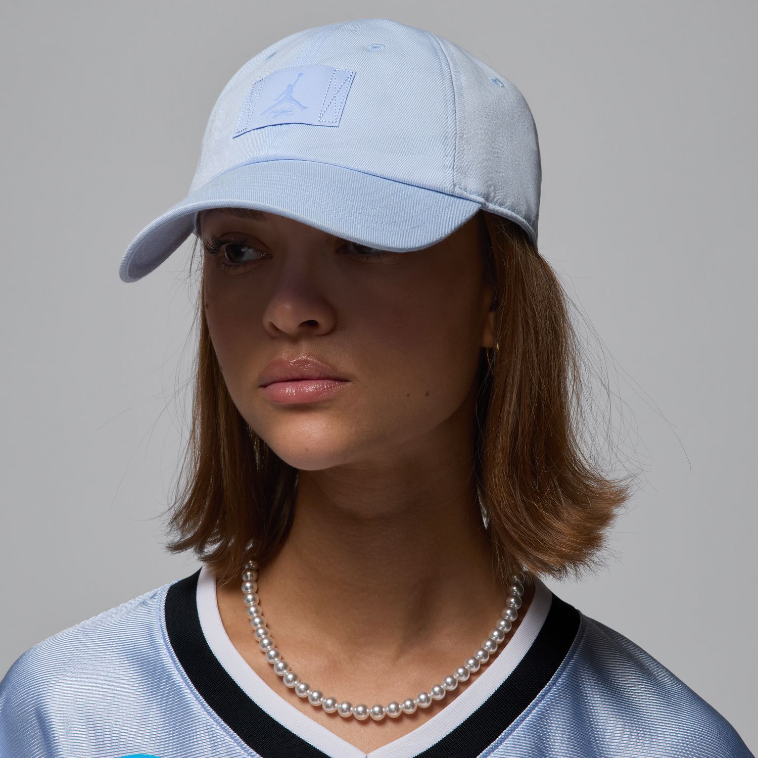Jordan Club Cap Fit Patch Adjustable Hat Hydrogen Bue - Unisex - Kšiltovka Jordan - Modré - FD5181-407 - Velikost: M/L