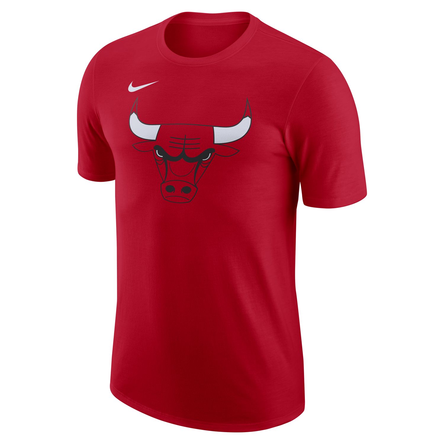 Levně Nike NBA Chicago Bulls Essential Logo Tee - Pánské - Triko Nike - Červené - FJ0231-657