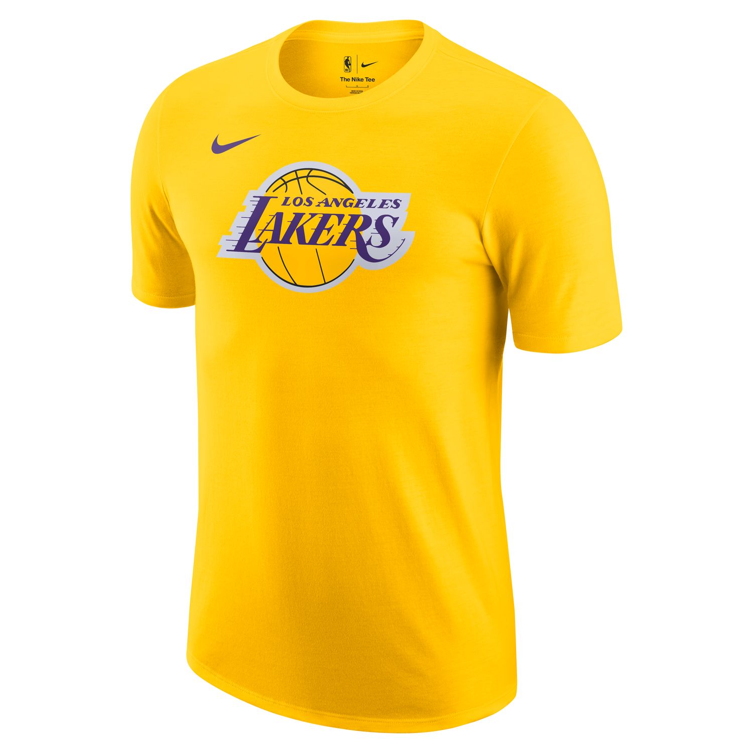 Nike NBA Los Angeles Lakers Essential Tee Amarillo - Pánské - Triko Nike - Žluté - FJ0243-728 - Velikost: L