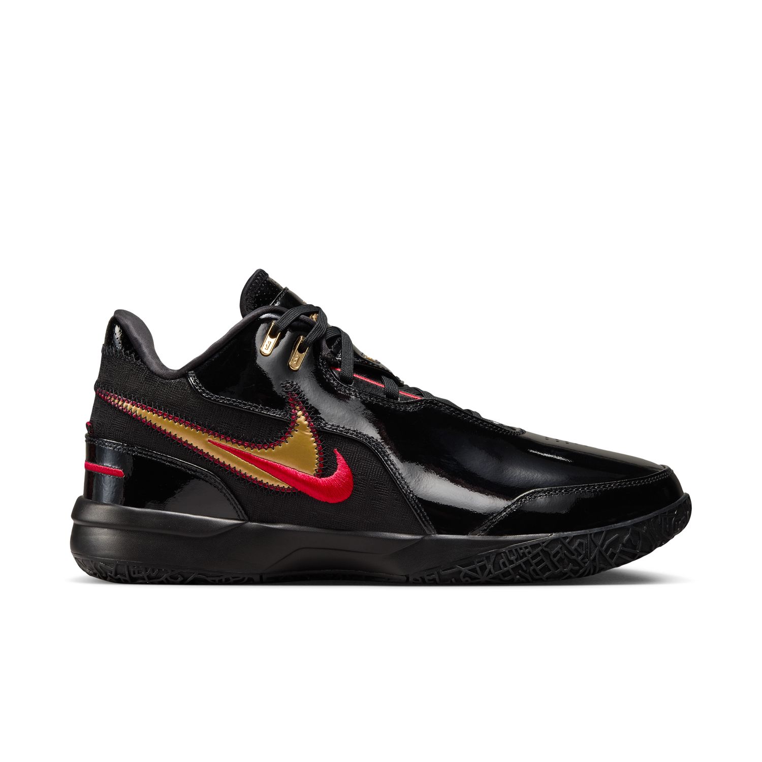 Nike LeBron NXXT Gen AMPD "Black Metallic Gold" - Pánské - Tenisky Nike - Černé - FJ1566-001 - Velikost: 44