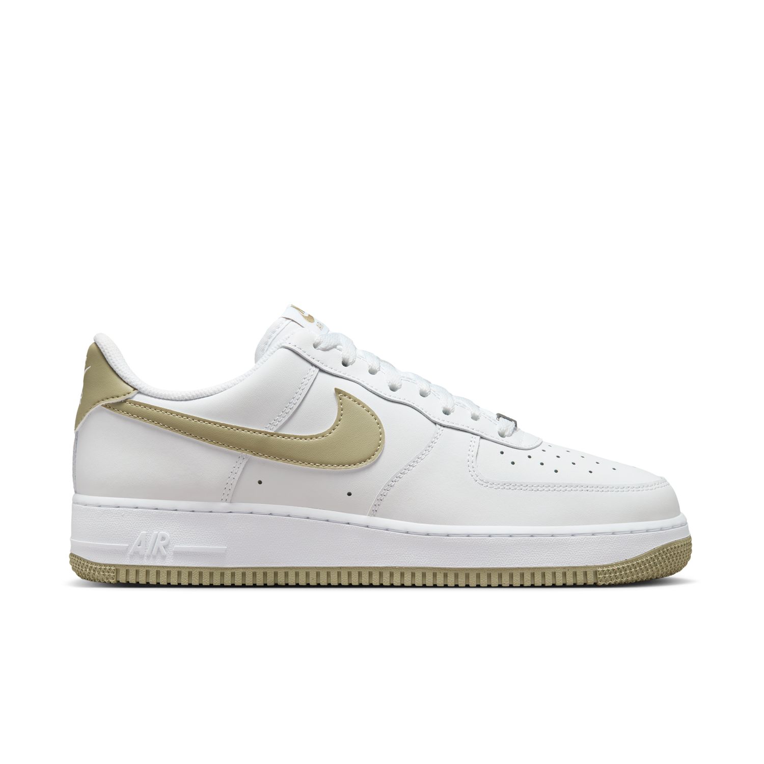 Nike Air Force 1 '07 "White Neutral Olive" - Pánské - Tenisky Nike - Bílé - FJ4146-110 - Velikost: 38.5