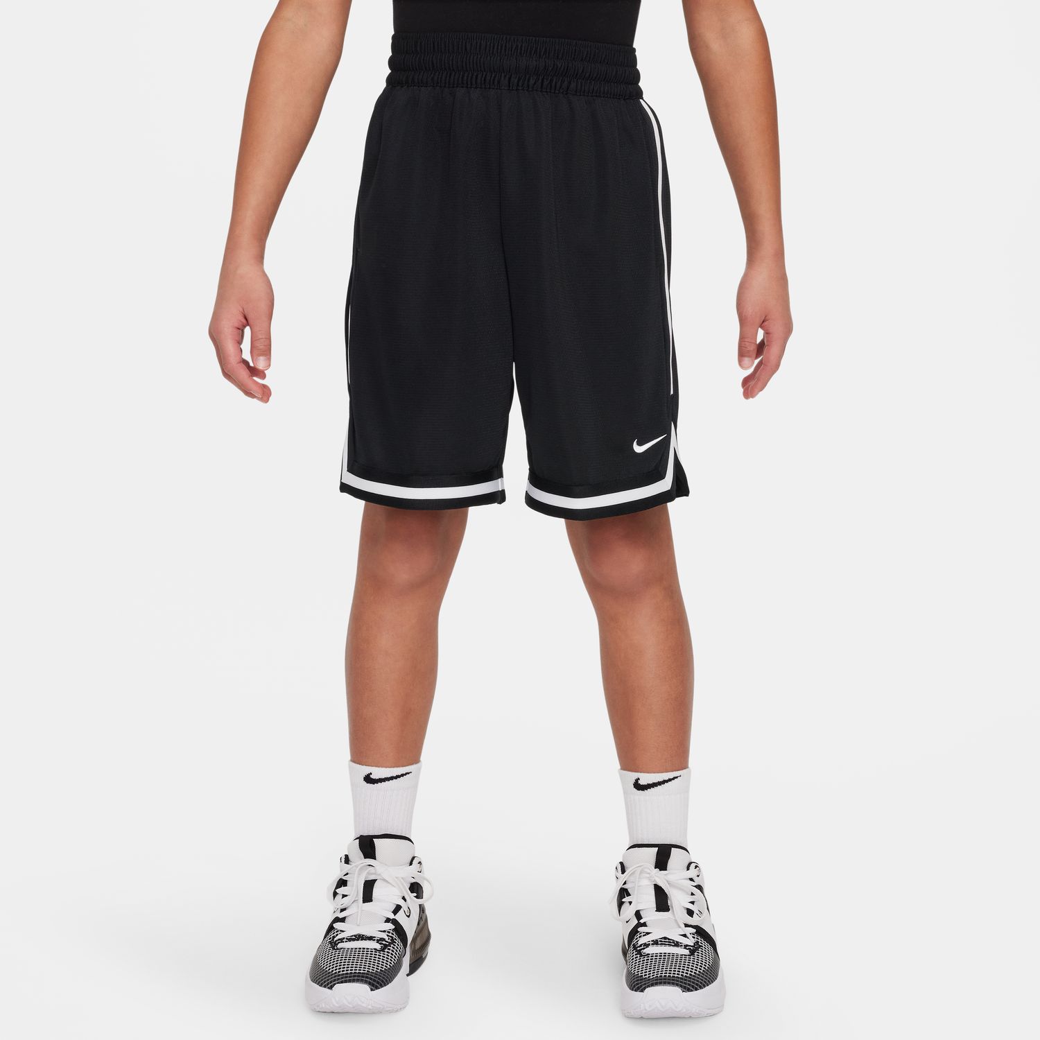 Nike Dri-FIT DNA Big Kids' Basketball Shorts - Dětské - Kraťasy Nike - Černé - FJ6802-010 - Velikost: S