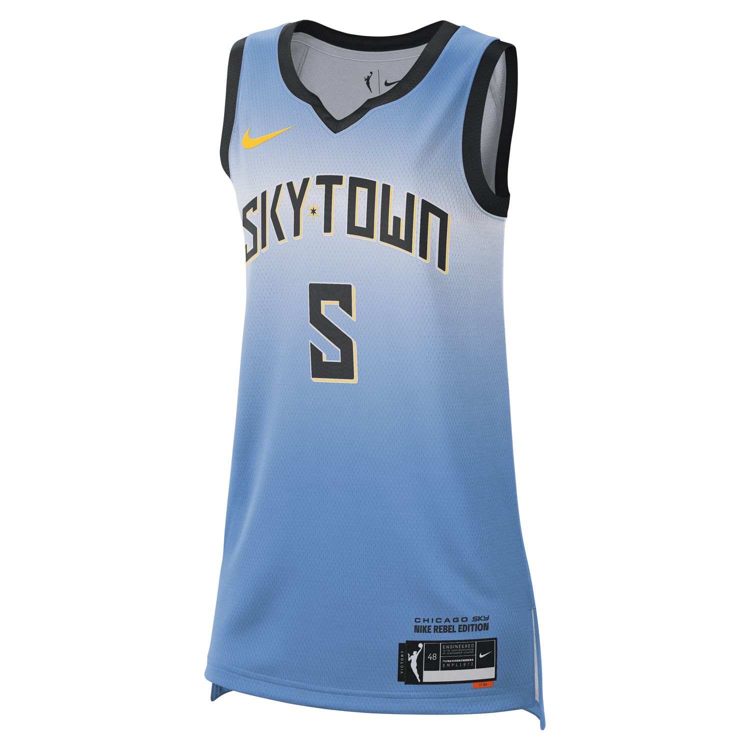 Nike Dri-FIT WNBA Angel Reese Chicago Sky 2024 Rebel Edition Victory Jersey - Dámské - Dres Nike - Modré - FN0701-464 - Velikost: XL