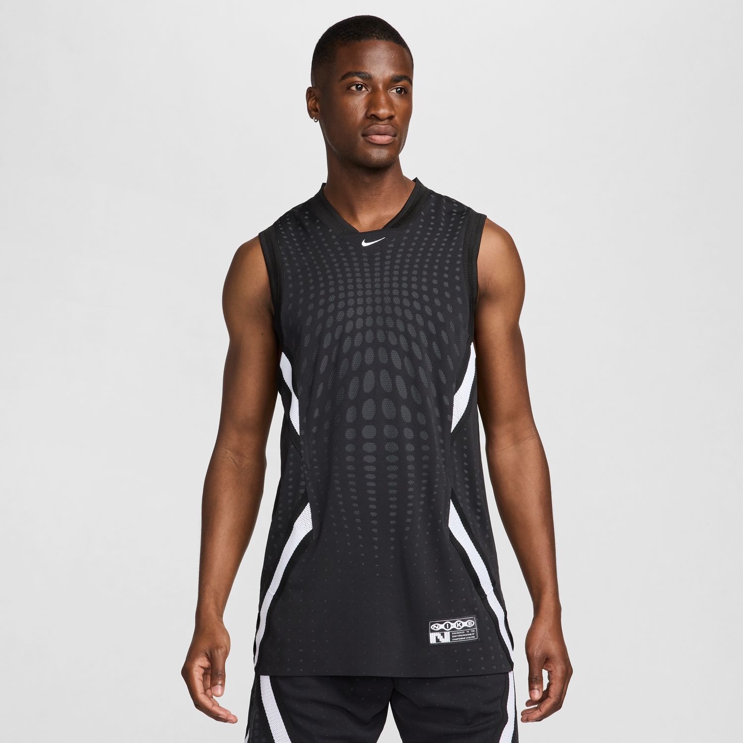 Levně Nike Dri-FIT ADV Basketball Jersey Black - Pánské - Dres Nike - Černé - FN2767-010