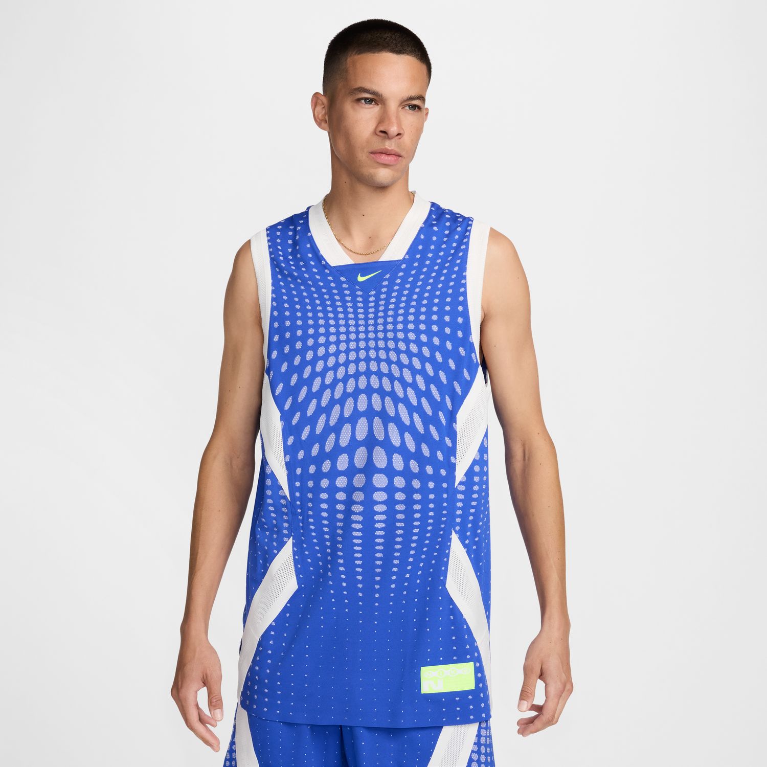 Nike Dri-FIT ADV Basketball Jersey Hyper Royal - Pánské - Dres Nike - Modré - FN2767-405 - Velikost: XL