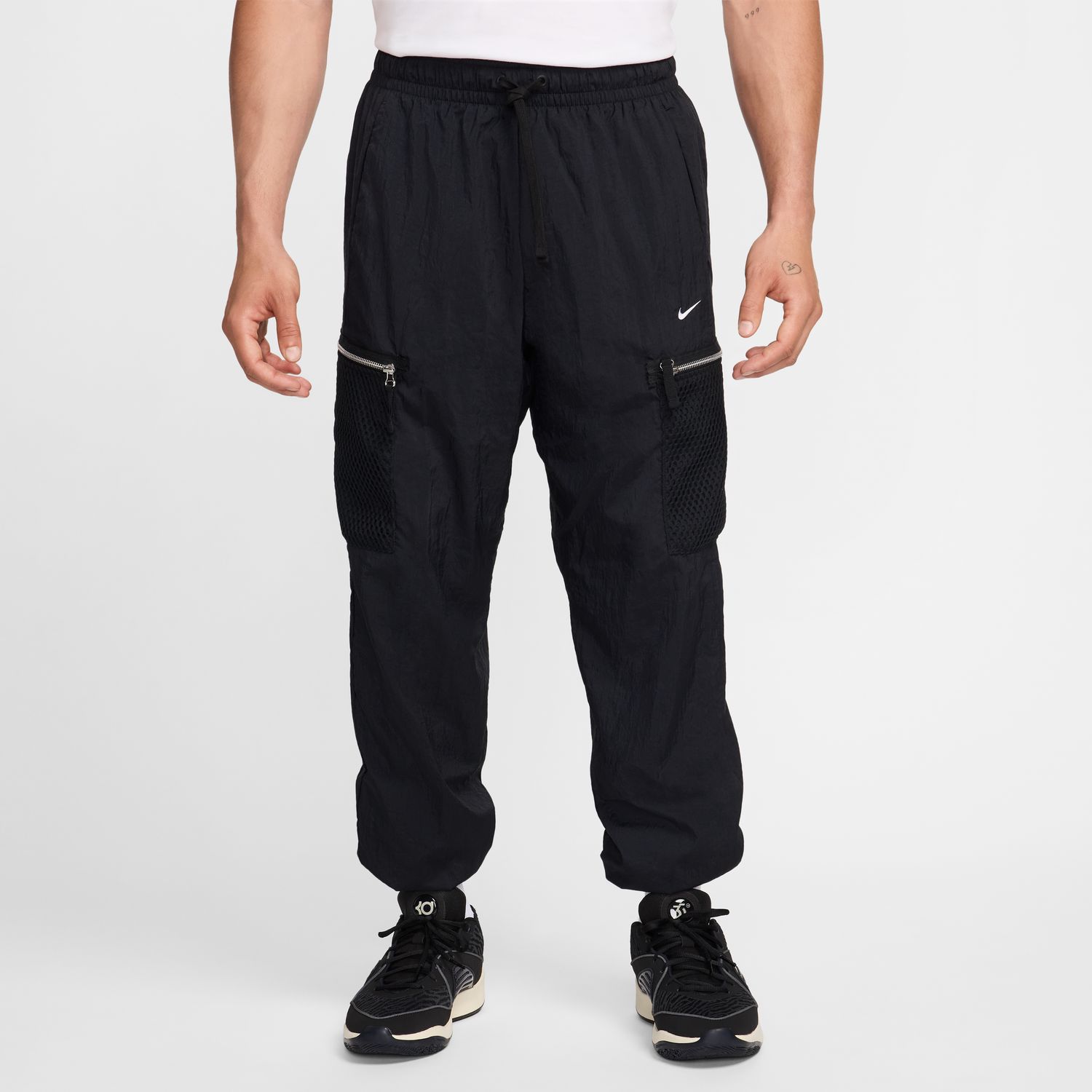 Nike DNA Repel Woven Basketball Cargo Pants Black - Pánské - Kalhoty Nike - Černé - FN2904-010 - Velikost: 2XL