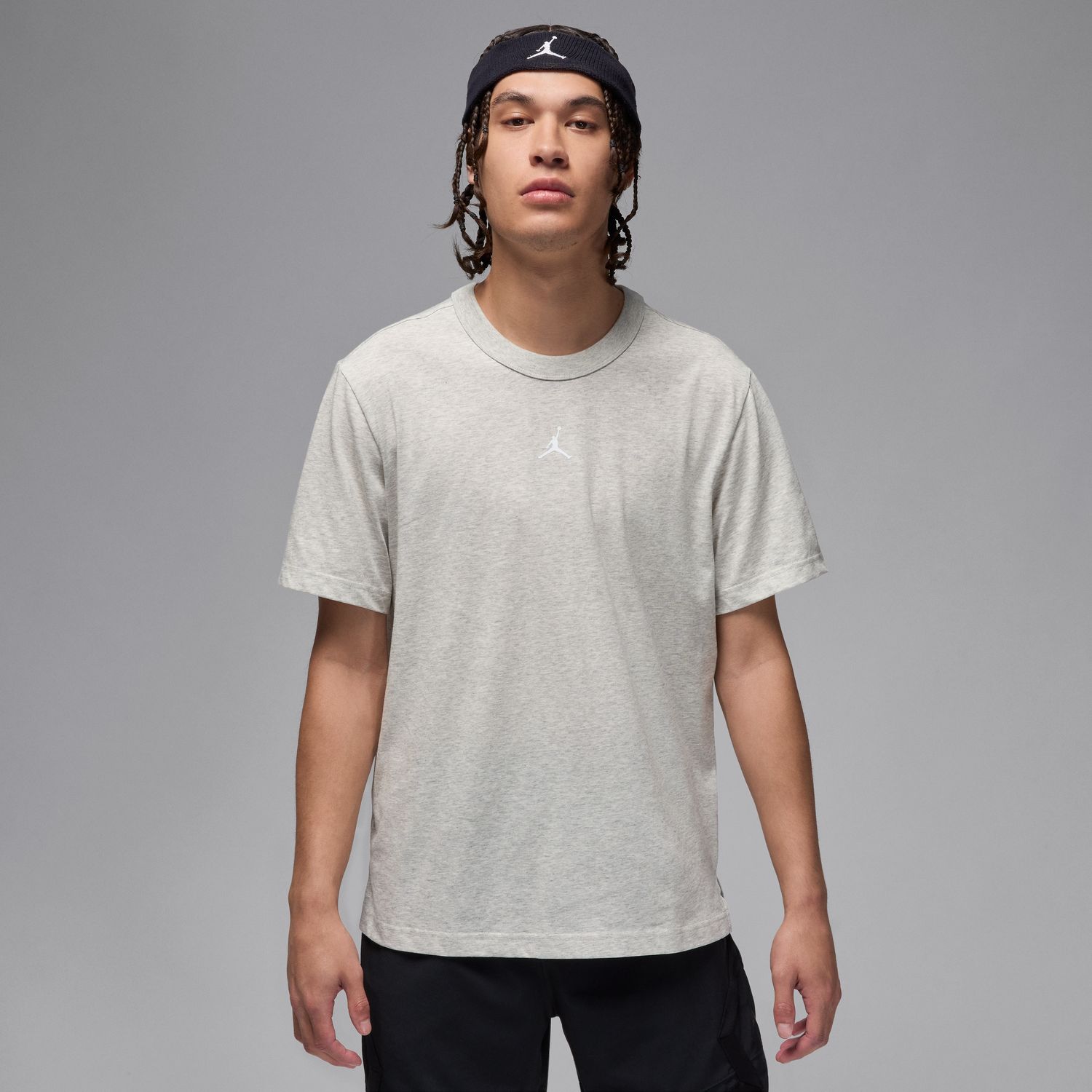 Levně Jordan Sport Dri-FIT Tee Grey - Pánské - Triko Jordan - Šedé - FN5829-050