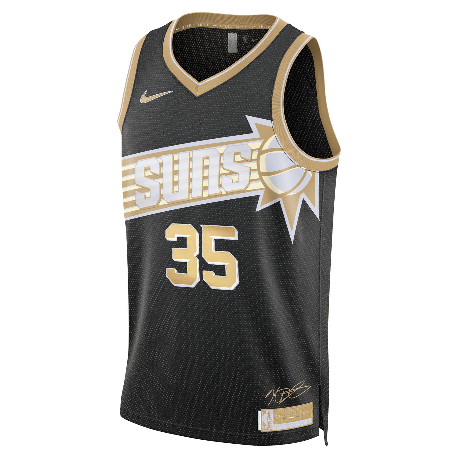 Nike Dri-FIT Kevin Durant Phoenix Suns 2024 Select Series Swingman Jersey - Pánské - Dres Nike - Černé - FN5909-053 - Velikost: M