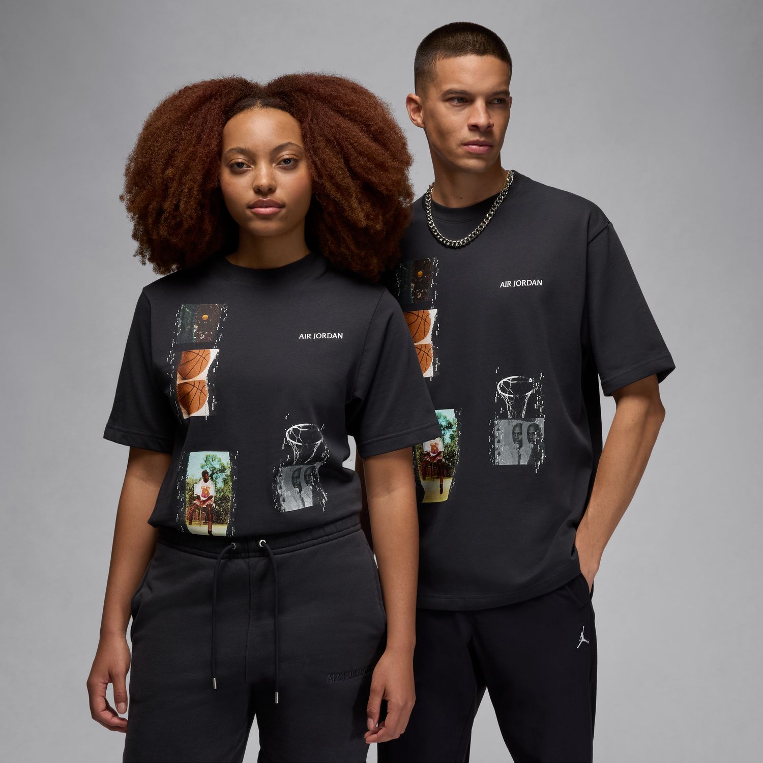 Jordan Flight Heritage 85 Tee Off Noir - Pánské - Triko Jordan - Černé - FN5986-045 - Velikost: S