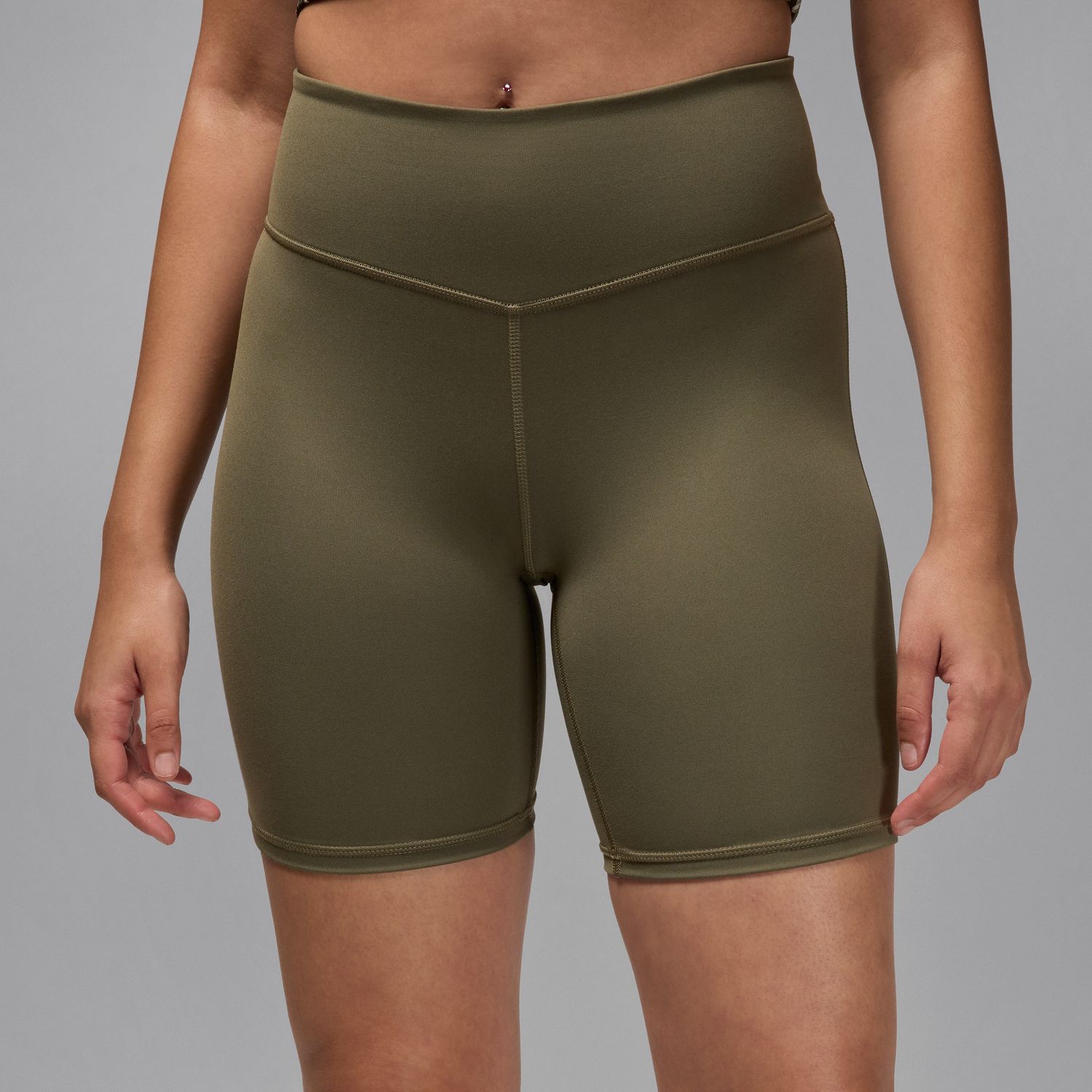 Jordan Sport Wmns High-Waisted 7" Bike Shorts Green - Pánské - Kraťasy Jordan - Zelené - FN7325-222 - Velikost: L