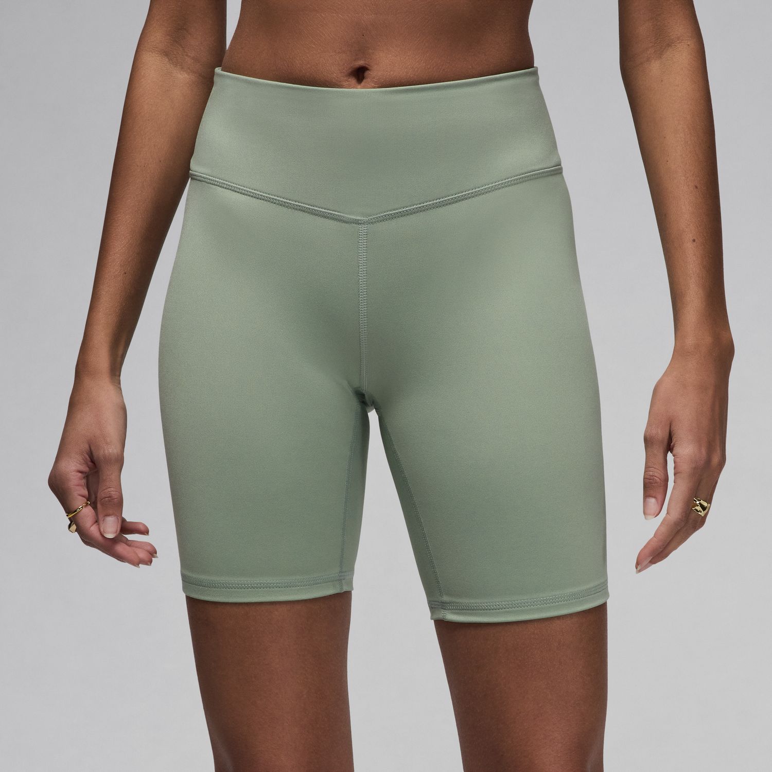 Jordan Sport Wmns High-Waisted 7" Bike Shorts Jade Smoke - Dámské - Legíny Jordan - Zelené - FN7325-304 - Velikost: XS