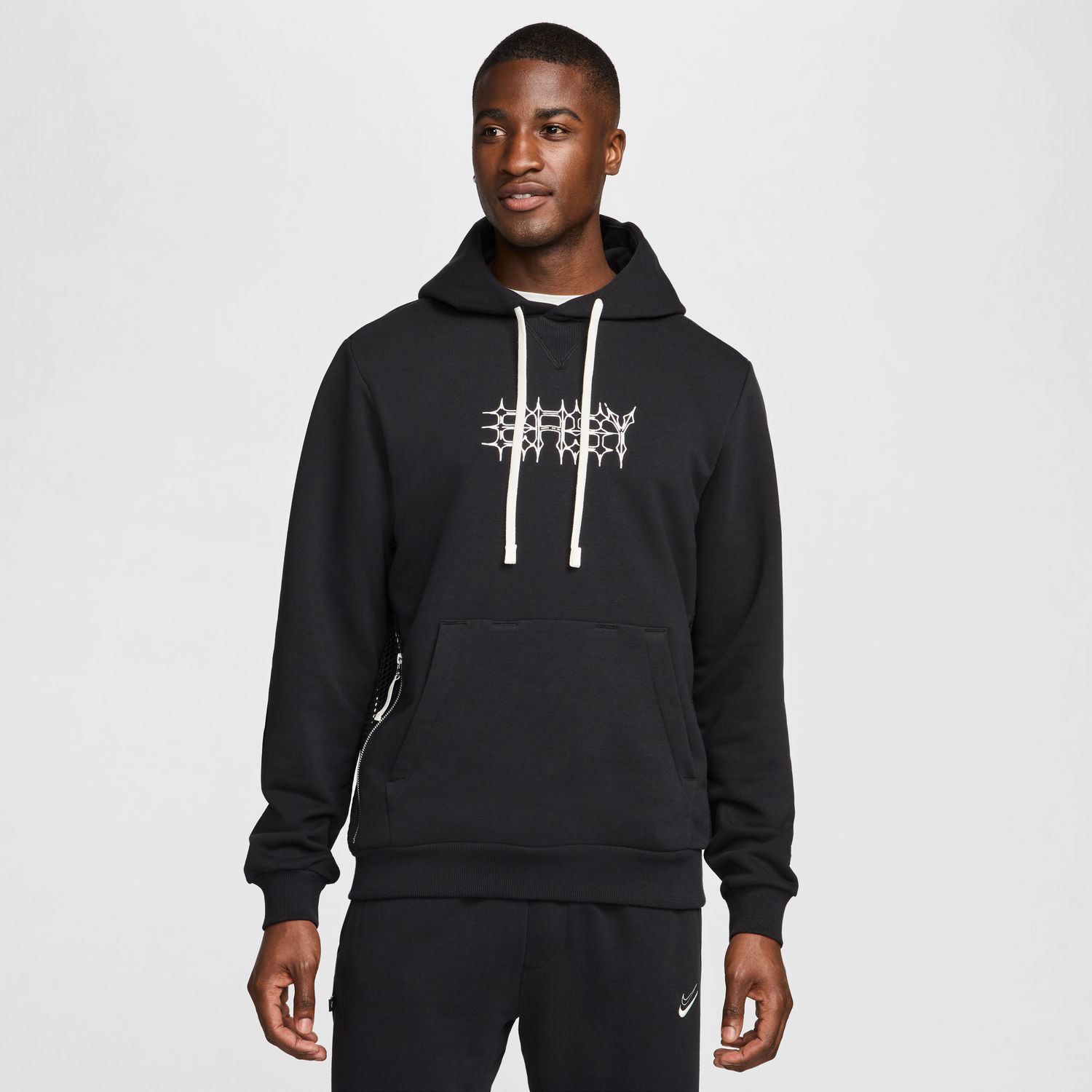 Nike NBA Dri-FIT Kevin Durant Standard Issue Hoodie - Pánské - Mikina Nike - Černé - FN7380-010 - Velikost: 2XL