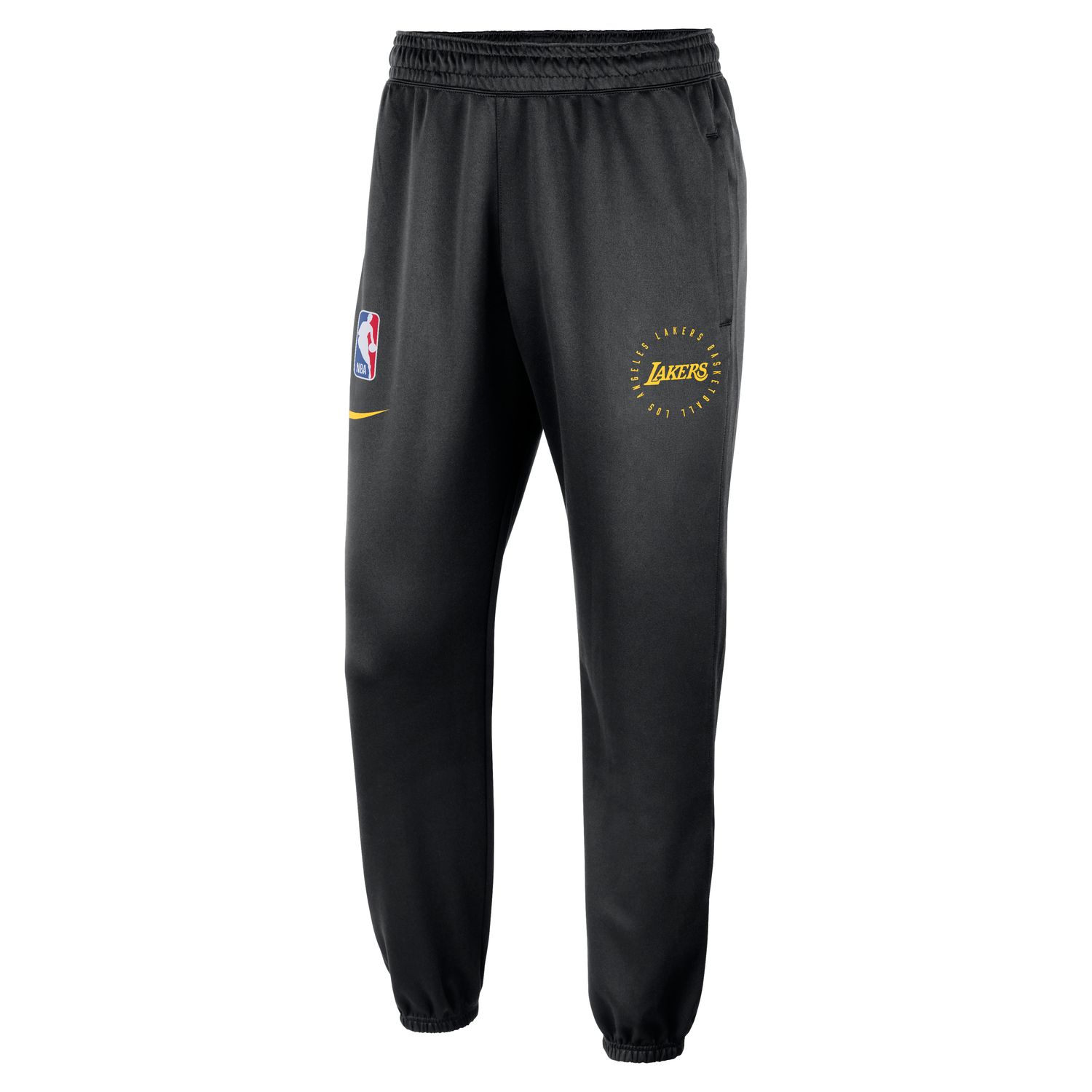 Nike Dri-FIT NBA Los Angeles Lakers Spotlight Pants Black - Pánské - Kalhoty Nike - Černé - FQ3384-010 - Velikost: L