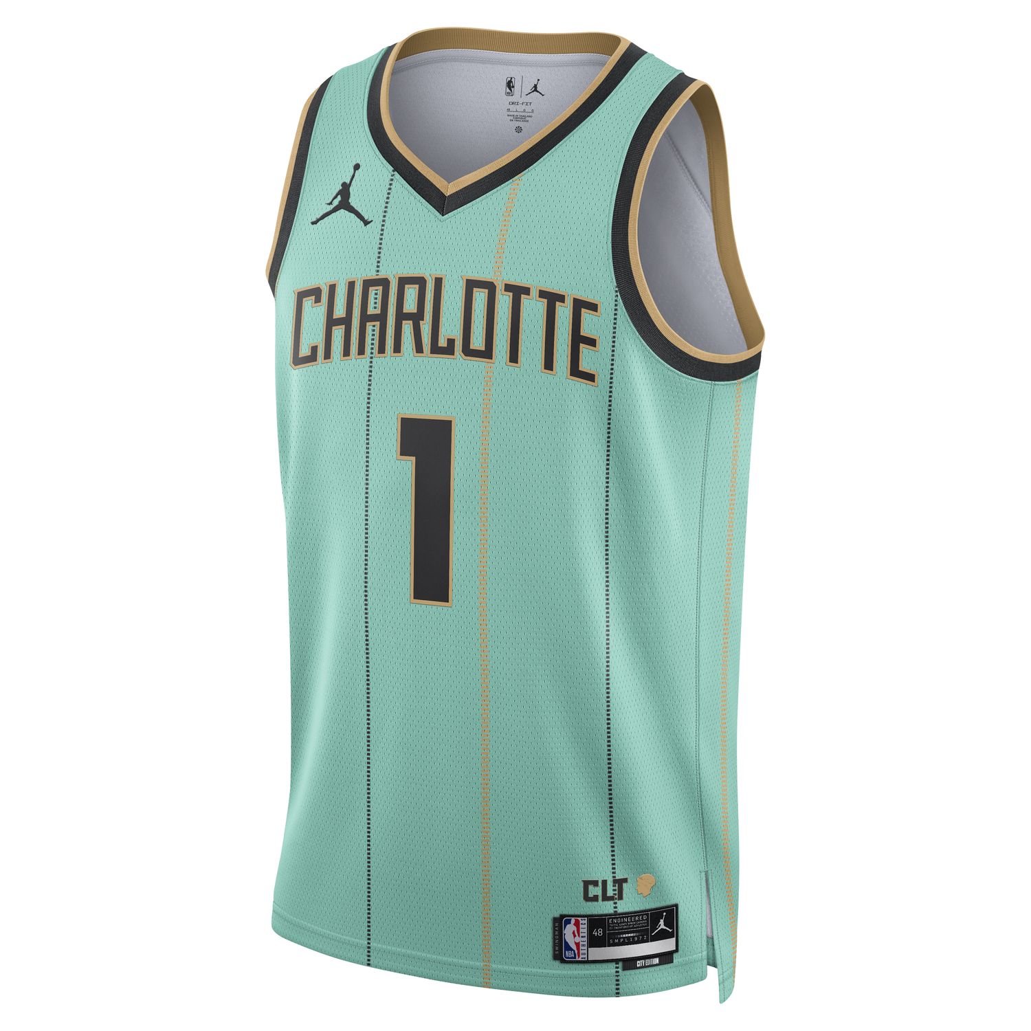 Levně Nike Dri-FIT NBA LaMelo Ball Charlotte Hornets 2024/25 City Edition Swingman Jersey - Pánské - Dres Nike - Zelené - FQ4336-356