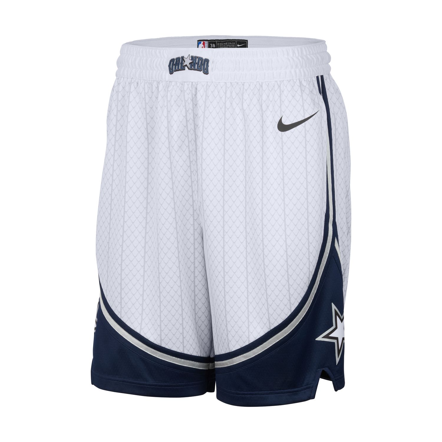 Nike Dri-FIT NBA Orlando Magic 2024/25 City Edition Swingman Shorts - Pánské - Kraťasy Nike - Šedé - FQ4418-043 - Velikost: XL