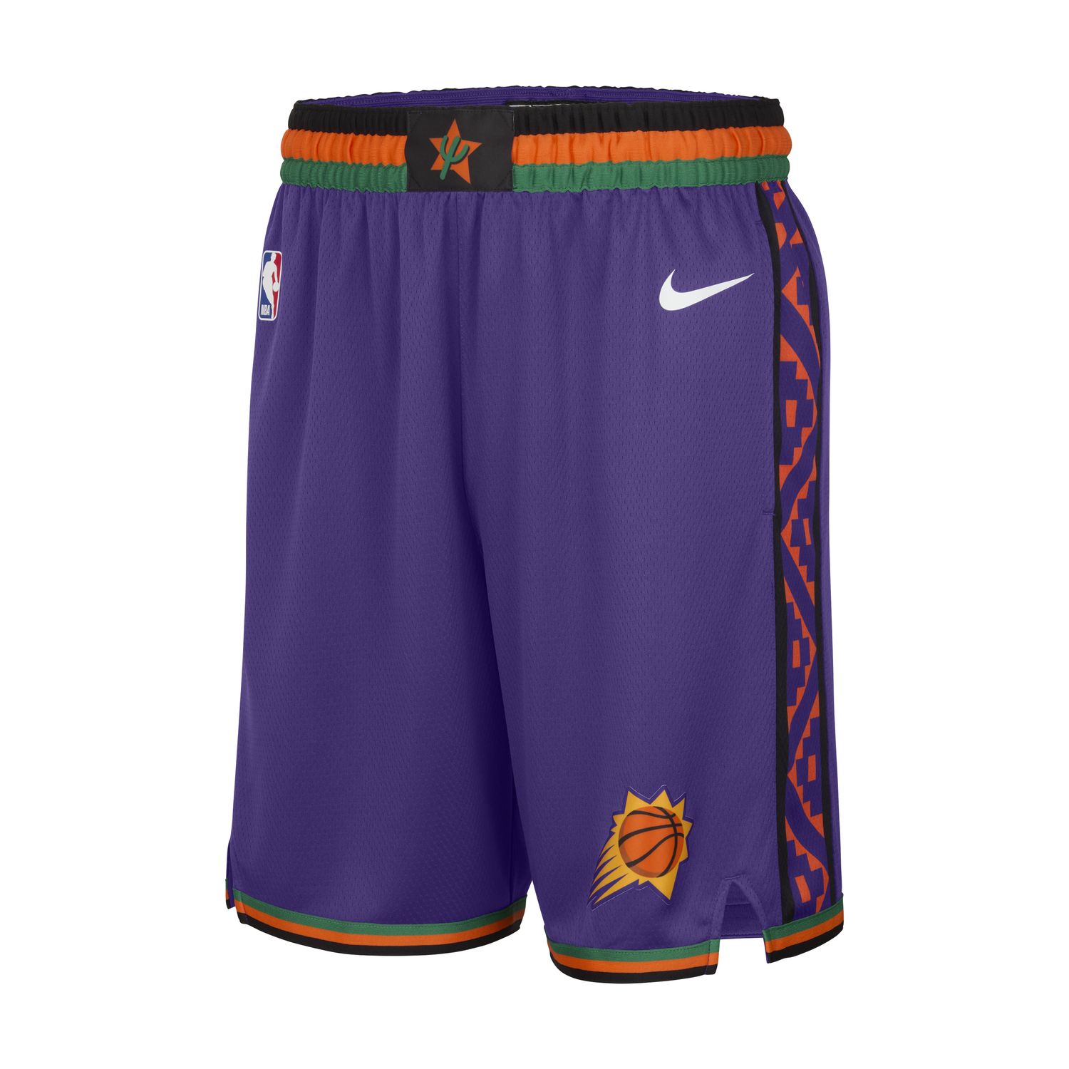 Nike Dri-FIT NBA Phoenix Suns 2024/25 City Edition Swingman Shorts - Pánské - Kraťasy Nike - Fialové - FQ4420-504 - Velikost: M
