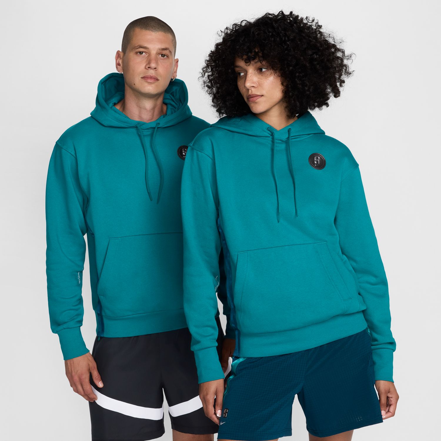 Nike Sabrina Signature Fleece Basketball Hoodie Blustery - Pánské - Mikina Nike - Modré - FV3205-467 - Velikost: XL