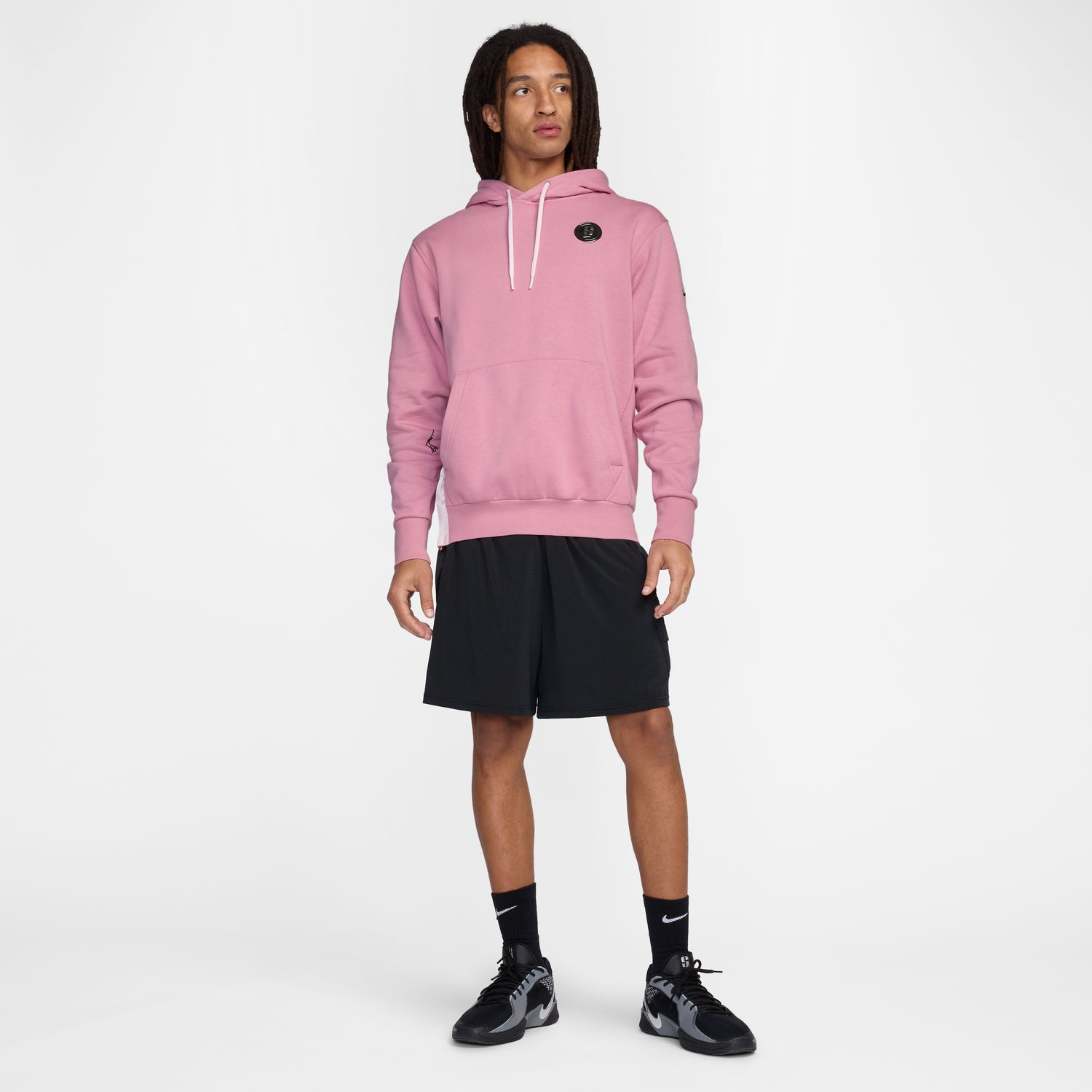 Nike Sabrina Fleece Basketball Hoodie - Pánské - Mikina Nike - Růžové - FV3205-699 - Velikost: 2XL/T