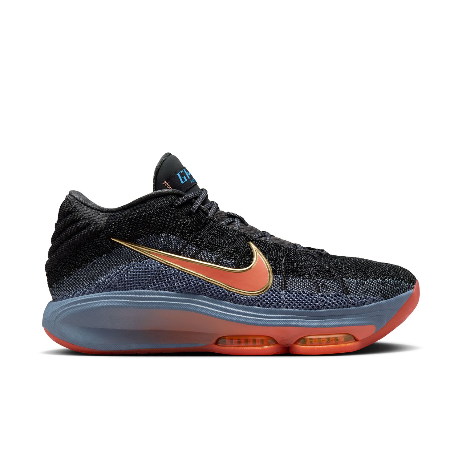 Nike Air Zoom G.T. Hustle 3 "Anthracite Wild Mango" - Pánské - Tenisky Nike - Černé - FV5953-001 - Velikost: 42.5