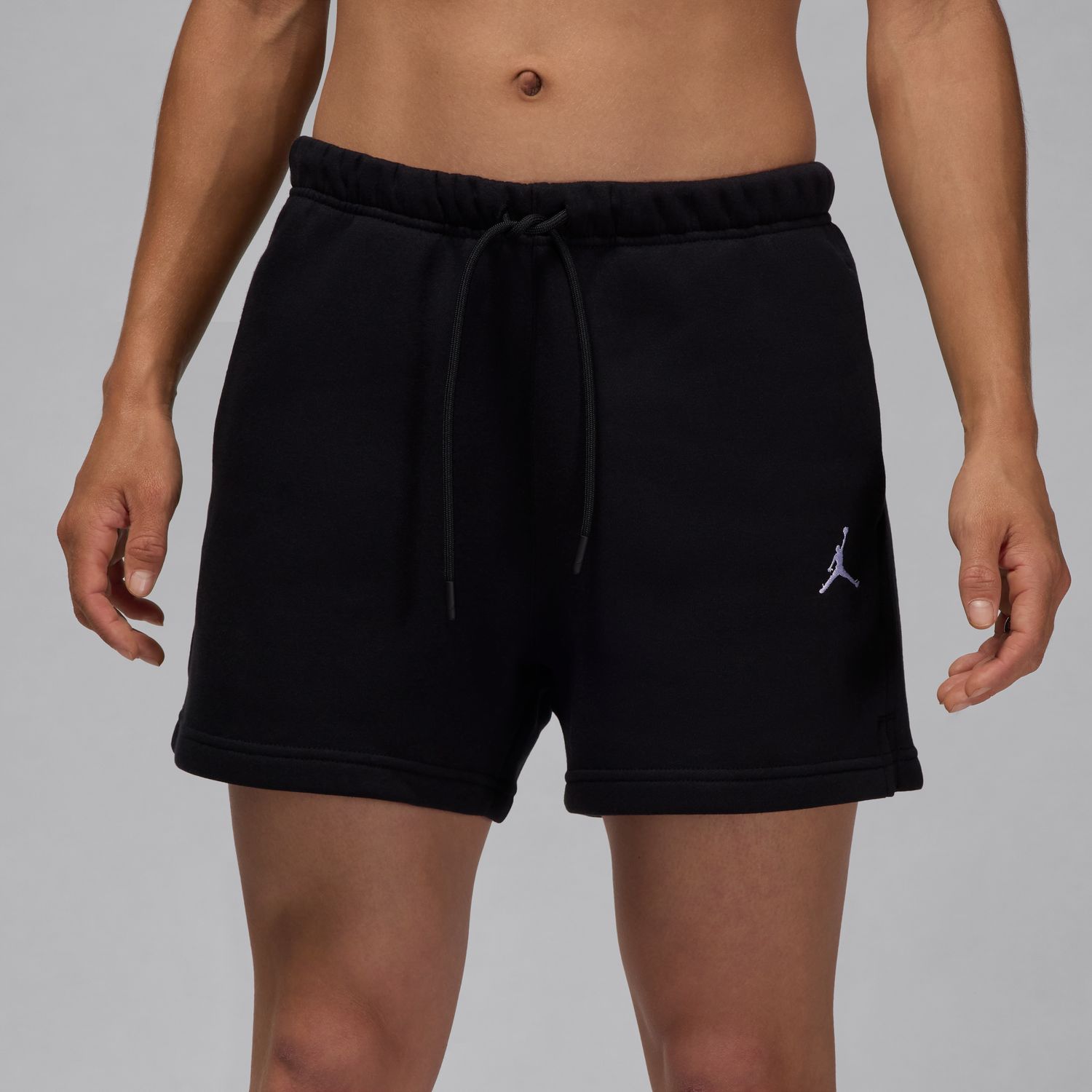 Jordan Brooklyn Fleece Wmns Shorts Black - Dámské - Kraťasy Jordan - Černé - FV7080-010 - Velikost: L