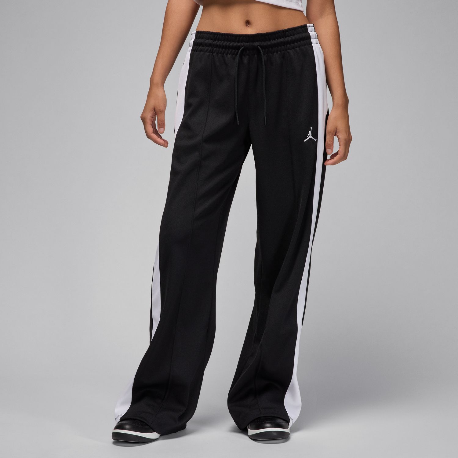 Jordan Wmns Knit Track Pants - Dámské - Kalhoty Jordan - Černé - FV7101-010 - Velikost: L