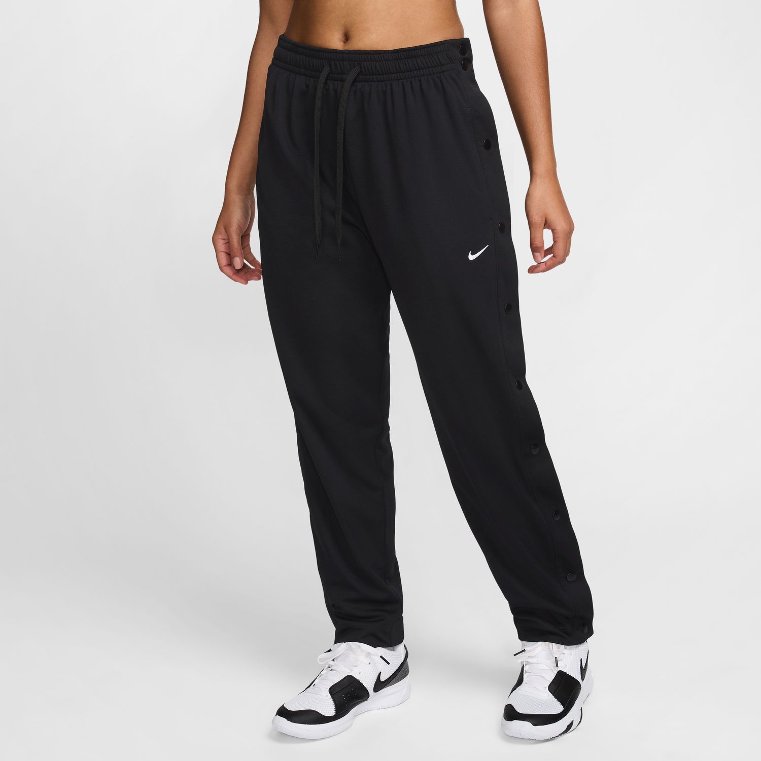 Nike Dri-FIT Wmns Tear-Away Basketball Pants Black - Dámské - Kalhoty Nike - Černé - FV8477-010 - Velikost: L