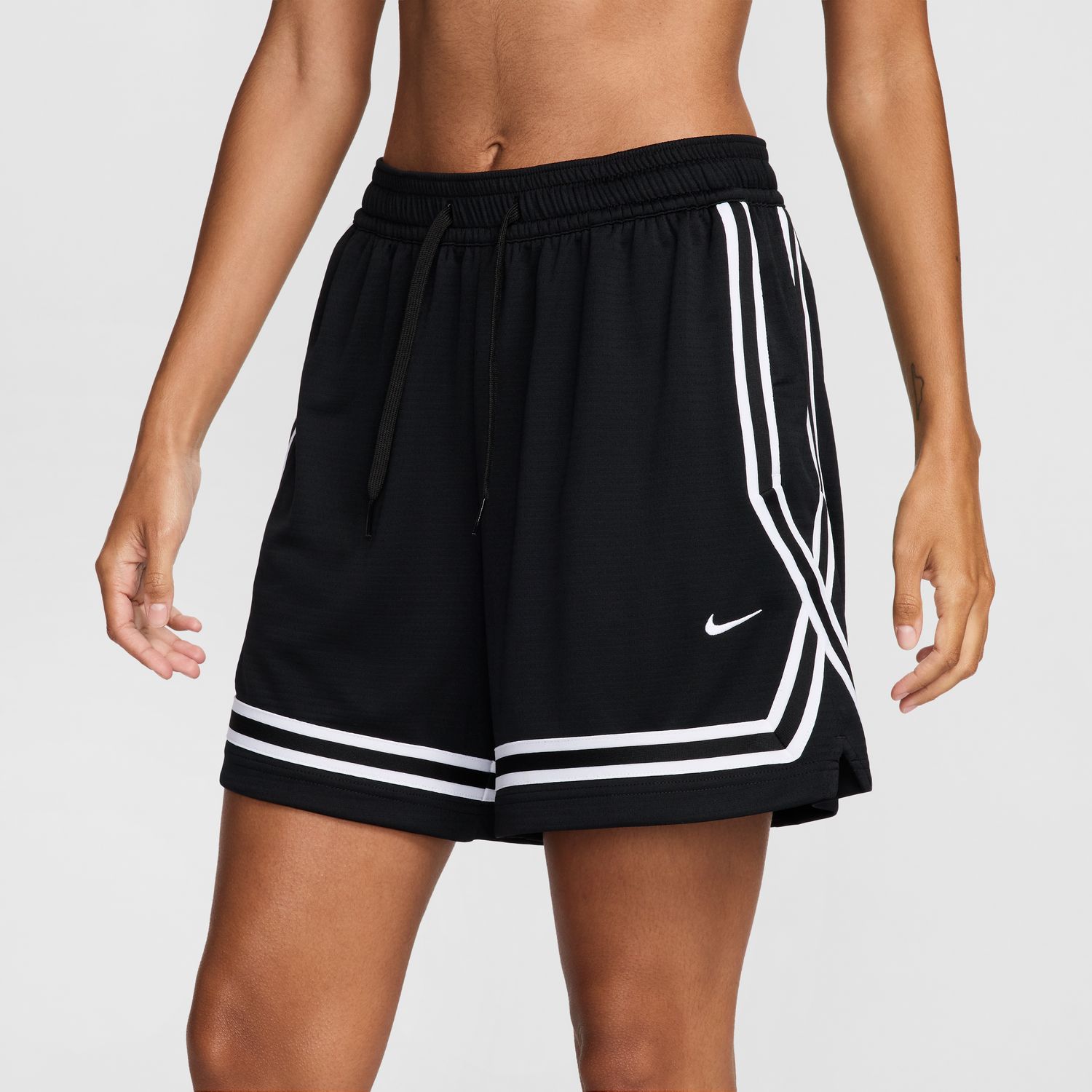 Nike Crossover Wmns Dri-FIT 5" Basketball Shorts Black - Dámské - Kraťasy Nike - Černé - FV8505-010 - Velikost: S