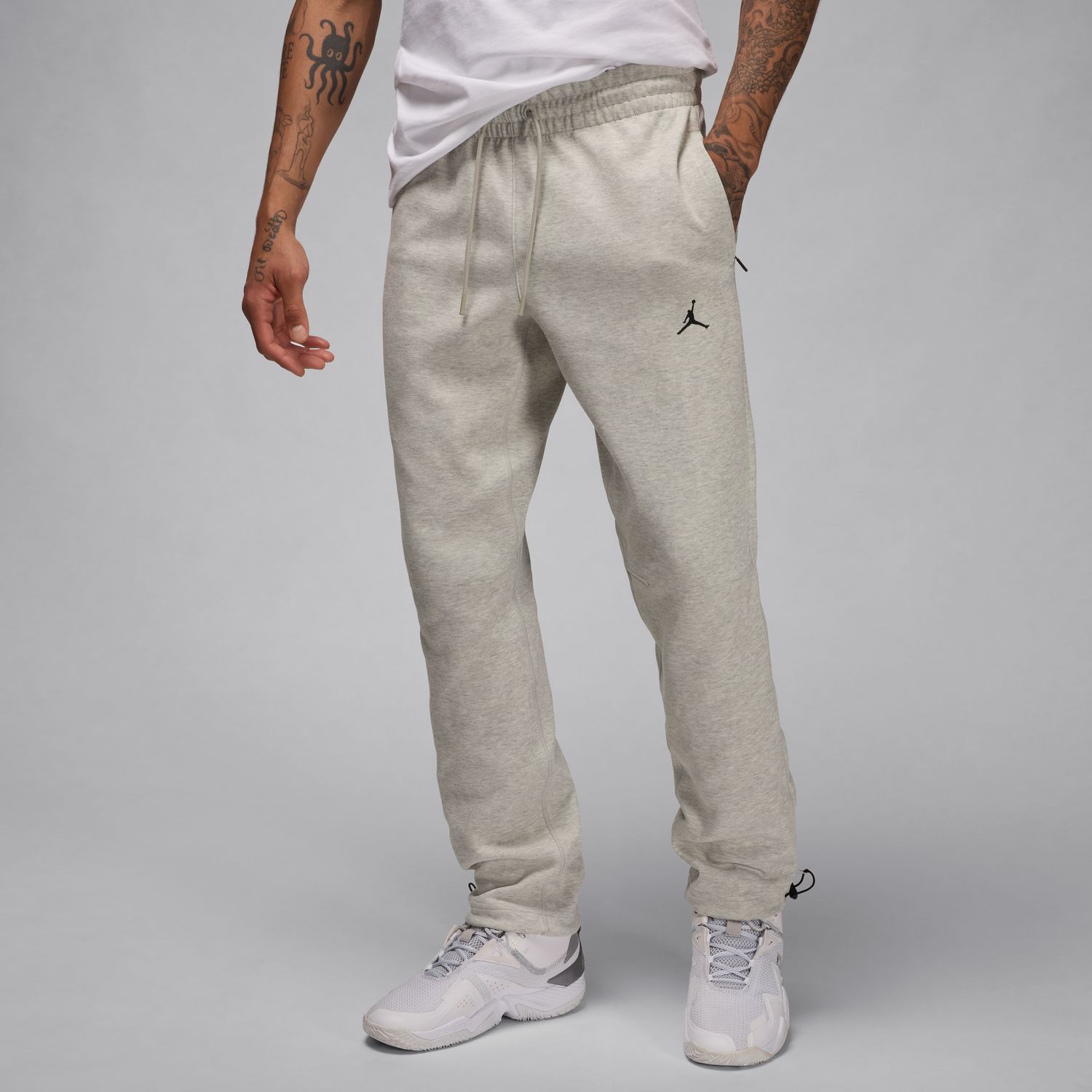 Jordan Dri-FIT Sport Hoop Fleece Pants - Pánské - Kalhoty Jordan - Šedé - FV8604-050 - Velikost: 2XL