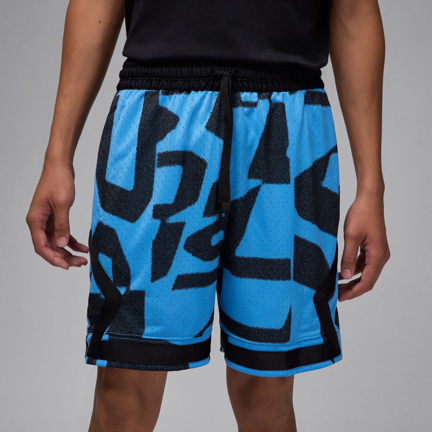 Jordan Sport Dri-FIT AOP Diamond Shorts Legend Blue - Pánské - Kraťasy Jordan - Modré - FV8630-469 - Velikost: 2XL