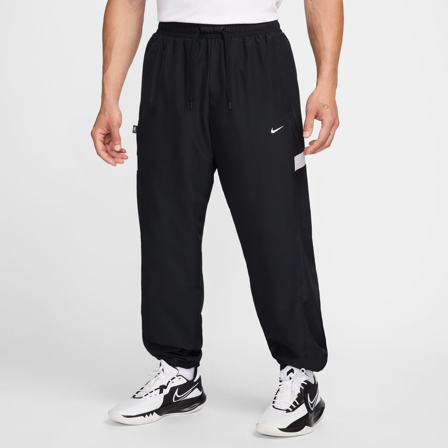 Nike Dri-FIT Icon Woven Basketball Pants Black - Pánské - Kalhoty Nike - Černé - FZ0250-010 - Velikost: S/T