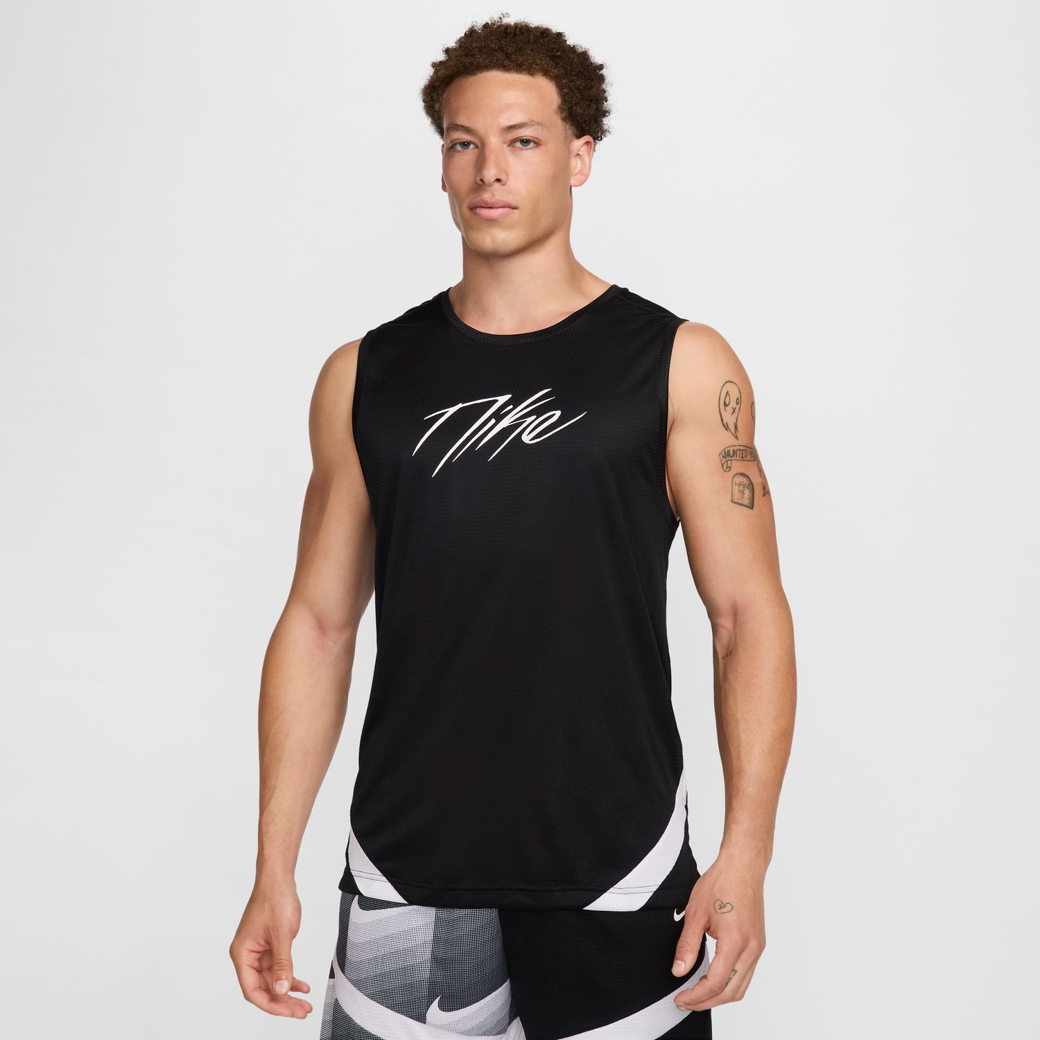 Nike Dri-FIT Icon Basketball Jersey Black - Pánské - Dres Nike - Černé - FZ0252-010 - Velikost: XL