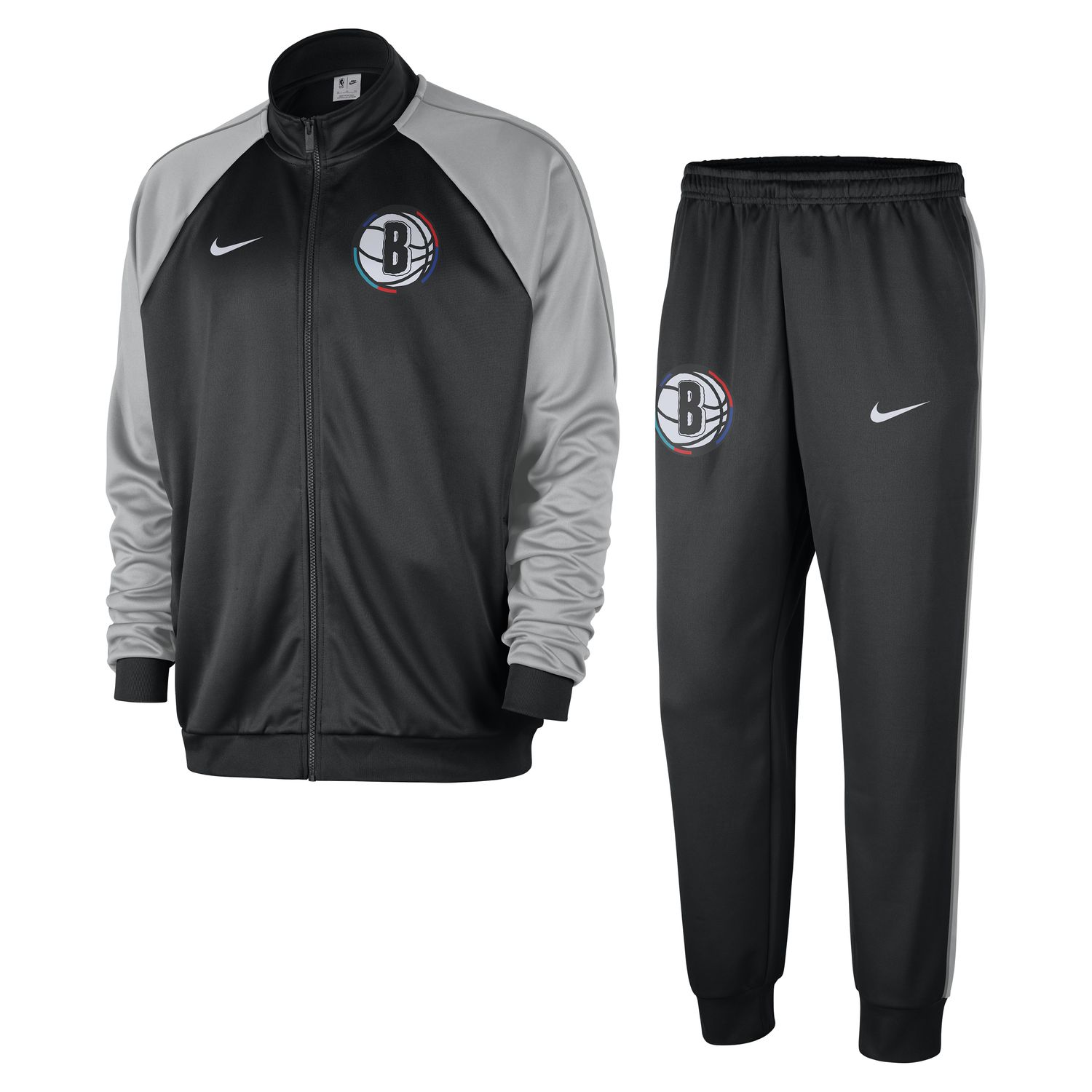 Levně Nike NBA Brooklyn Nets Club Courtside City Edition Tracksuit - Pánské - Sada Nike - Černé - FZ0313-010