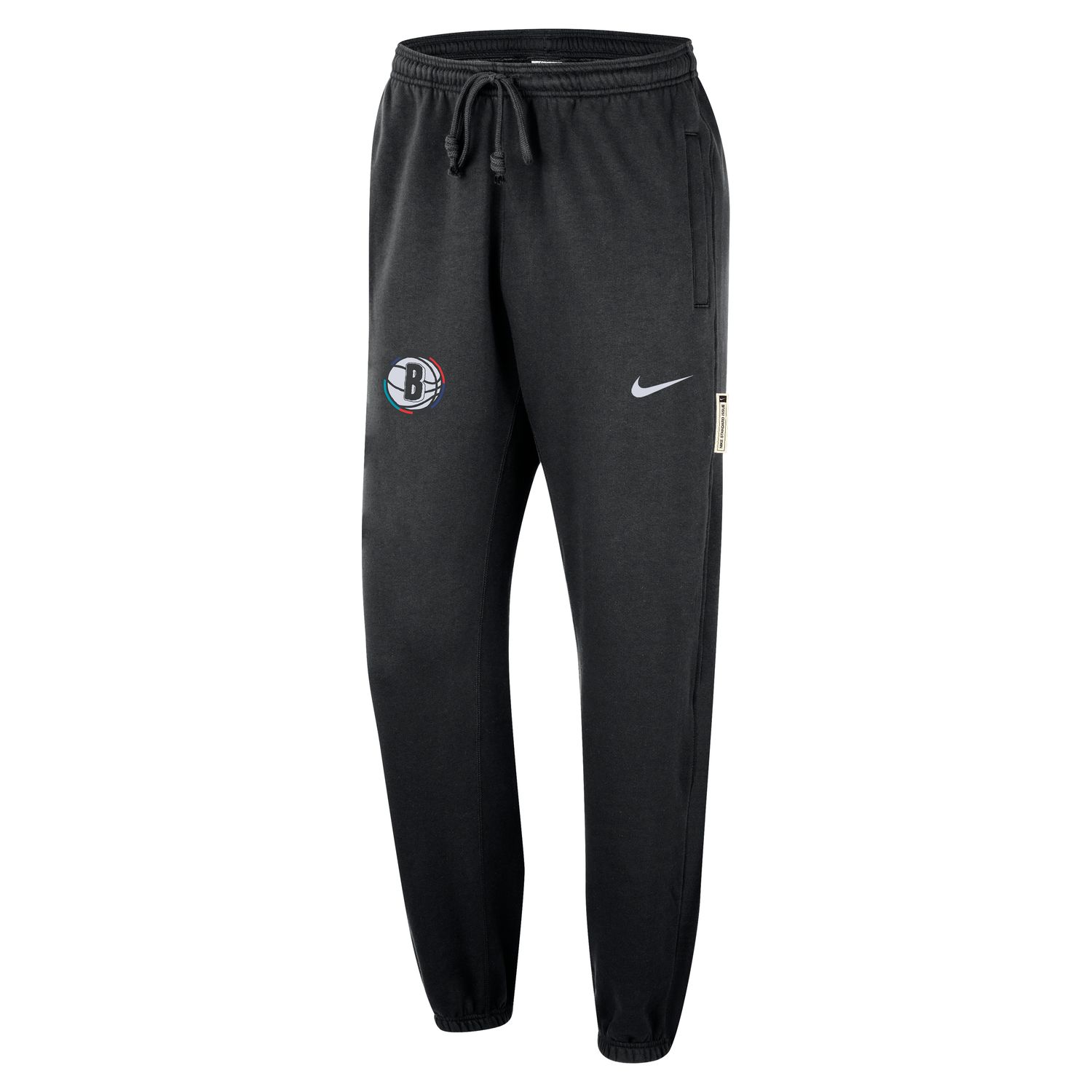 Nike Dri-FIT NBA Brooklyn Nets Standard Issue City Edition Pants - Pánské - Kalhoty Nike - Černé - FZ0508-010 - Velikost: 2XL