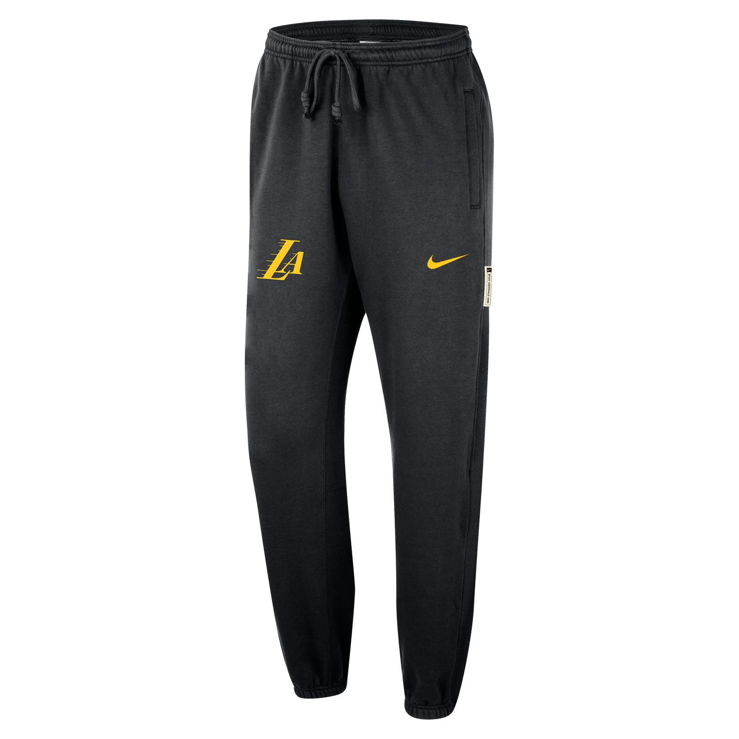 Nike Dri-FIT NBA Los Angeles Lakers Standard Issue City Edition Pants - Pánské - Kalhoty Nike - Černé - FZ0519-010 - Velikost: 2XL